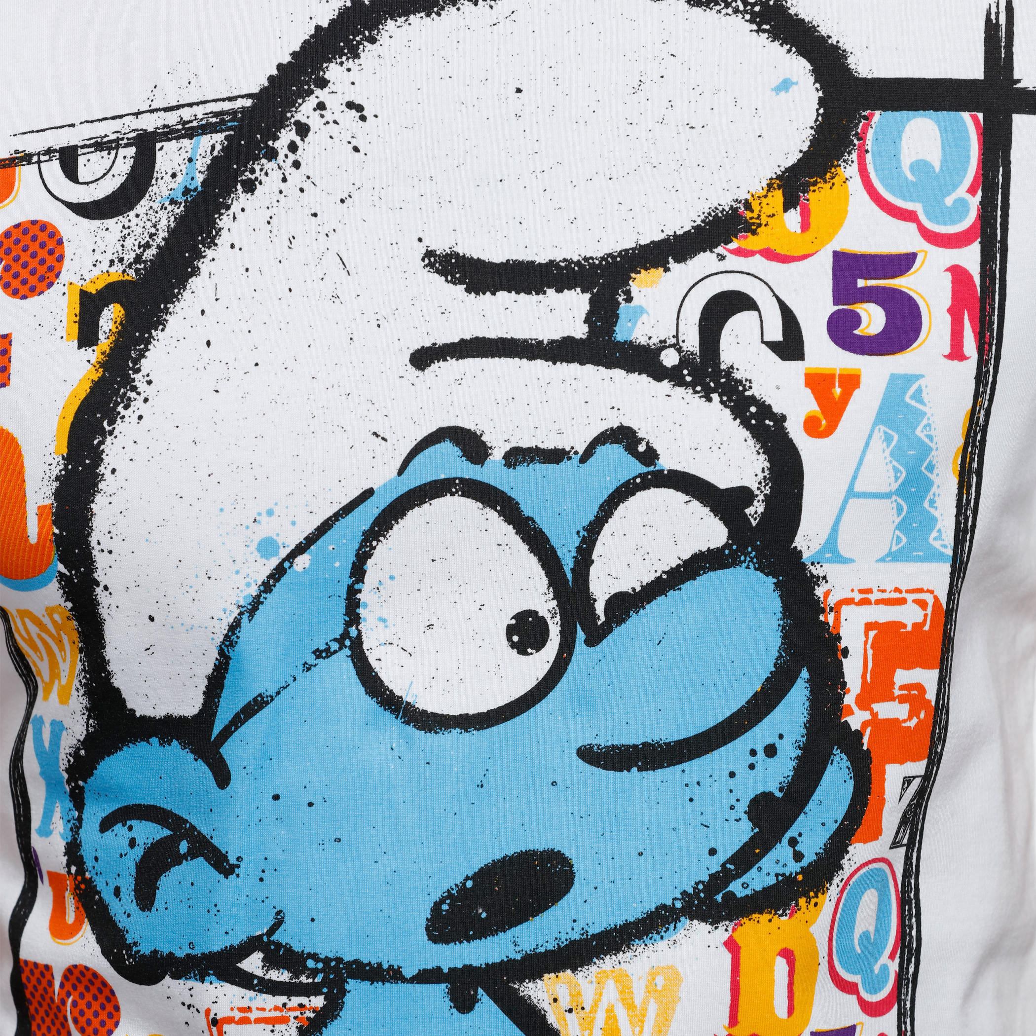 The Smurfs Printed Round Neck T-Shirt with Short Sleeves-men-clothing-tshirtsandpolos-tshirts-image-4