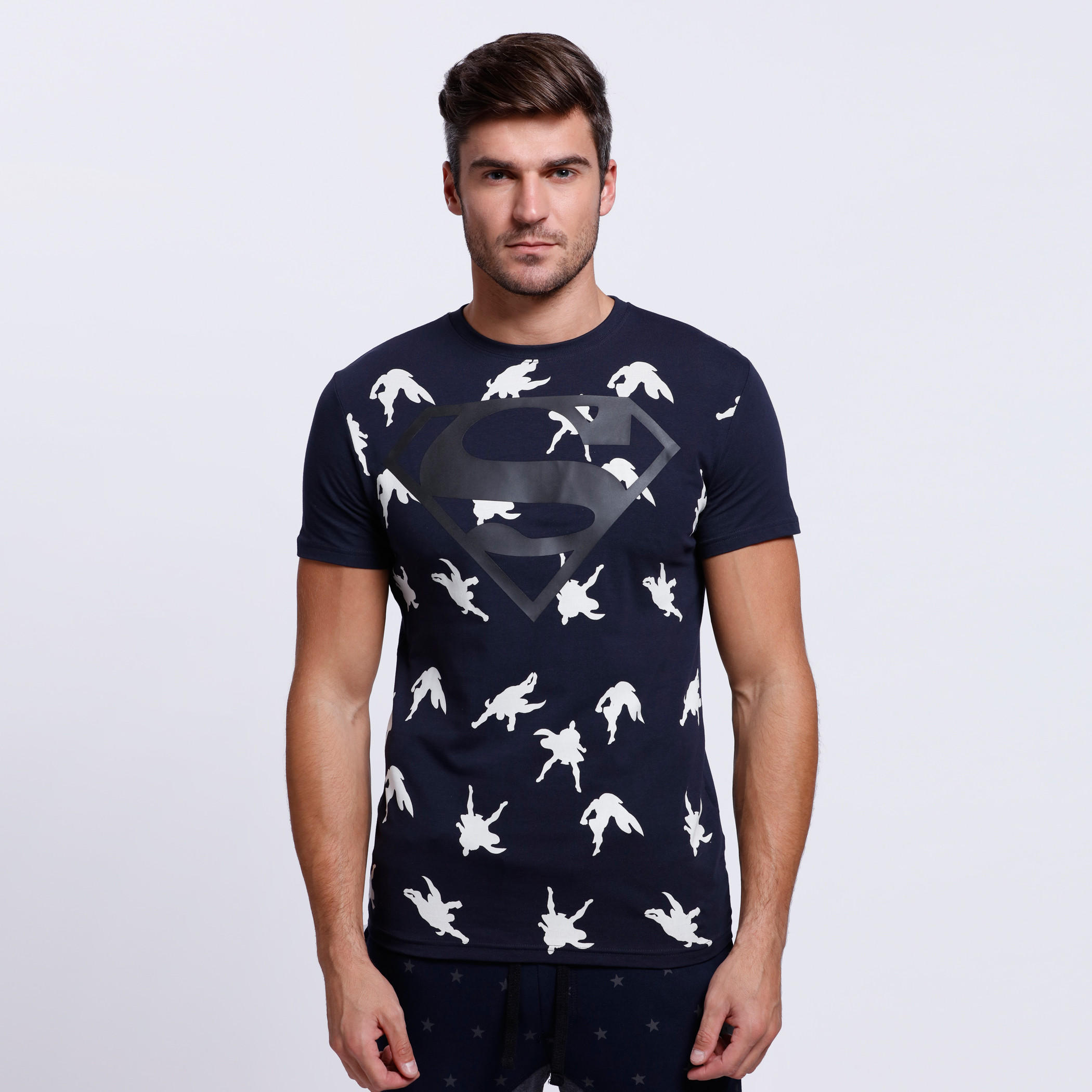 Superman Printed Round Neck T-Shirt-men-clothing-tshirtsandpolos-tshirts-image-1