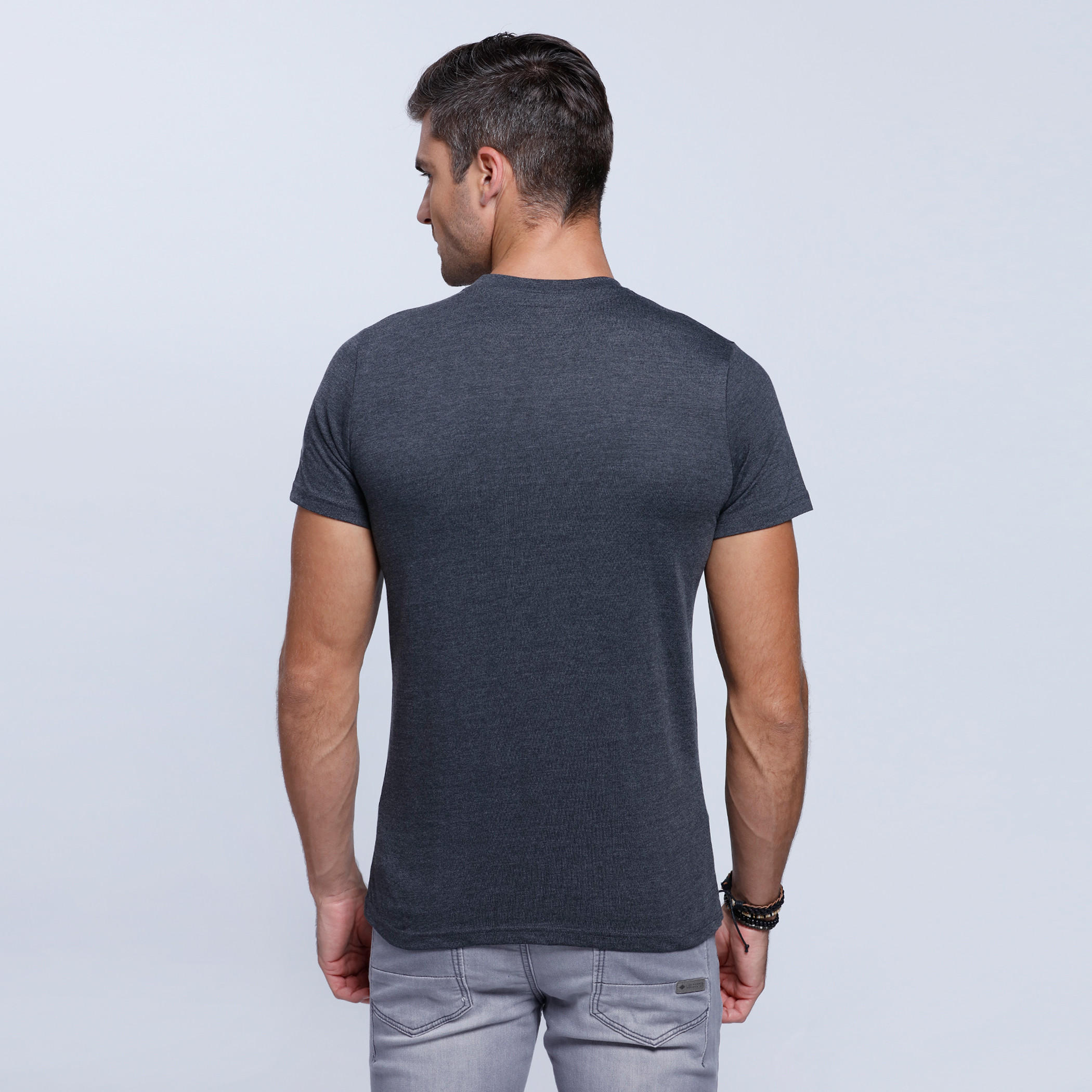 Printed Short Sleeves T-Shirt with Round Neckline-men-clothing-tshirtsandpolos-tshirts-image-2