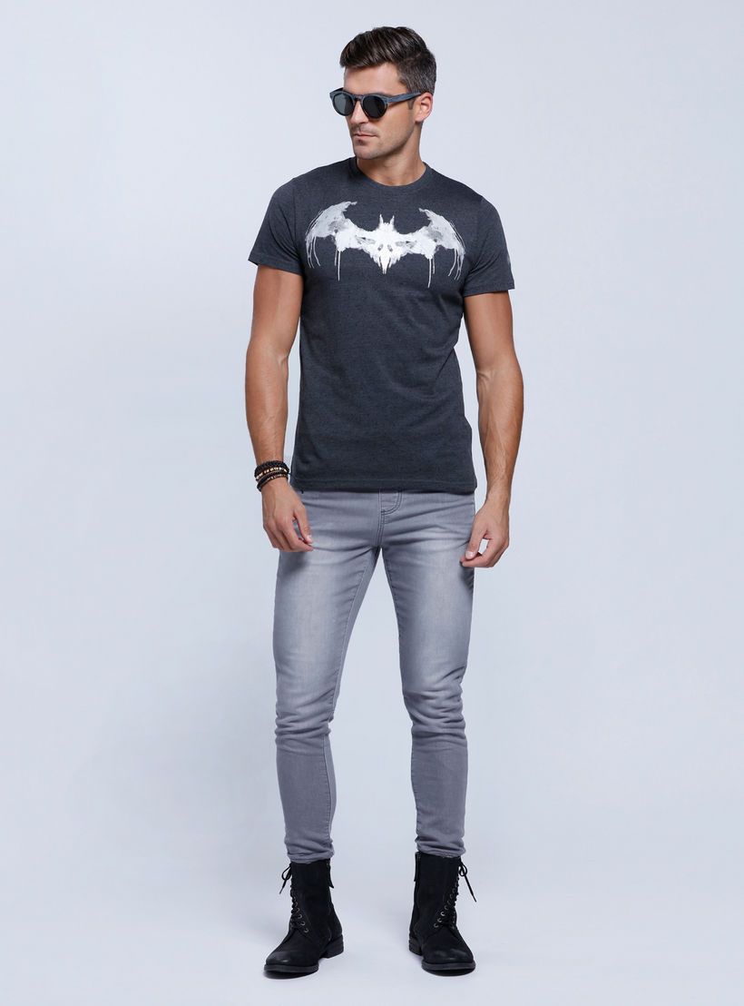 Printed Short Sleeves T-Shirt with Round Neckline-men-clothing-tshirtsandpolos-tshirts-image-1