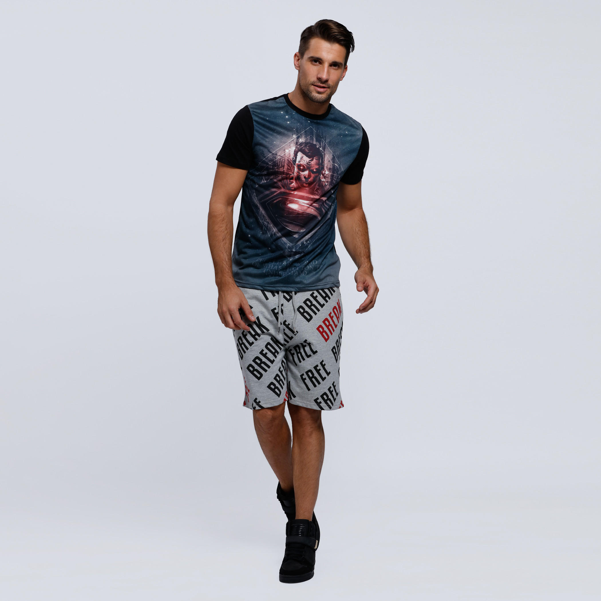 Printed Round Neck T-Shirt with Short Sleeves-men-clothing-tshirtsandpolos-tshirts-image-5