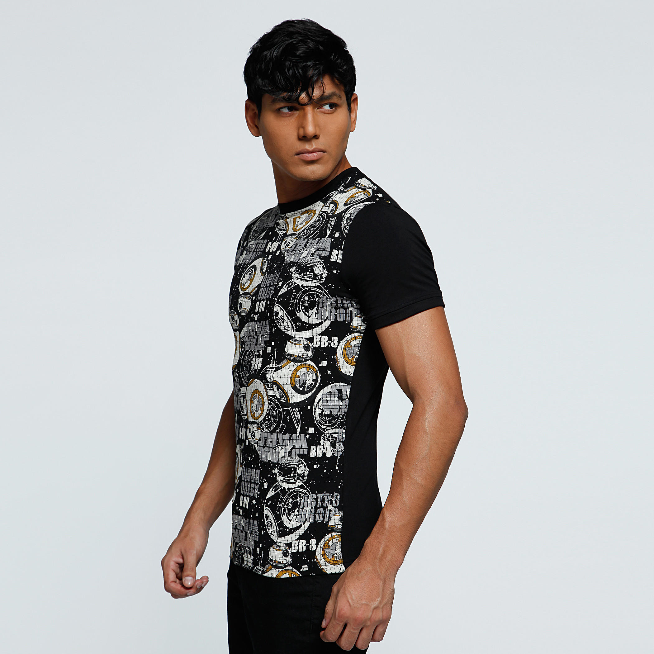 Printed T-Shirt with Crew Neck and Short Sleeves-men-clothing-tshirtsandpolos-tshirts-image-3
