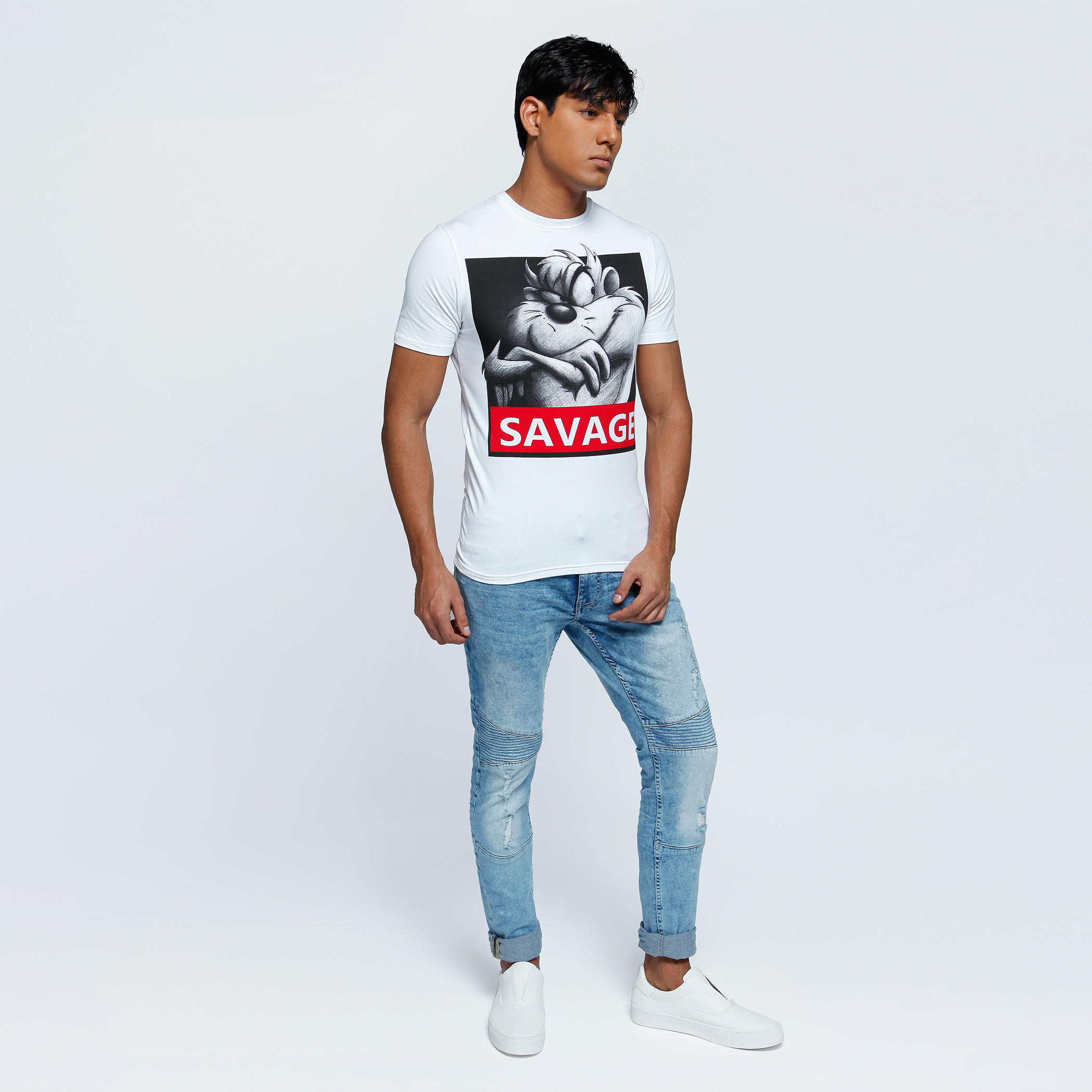 Printed T-Shirt with Short Sleeves and Crew Neck-men-clothing-tshirtsandpolos-tshirts-image-5