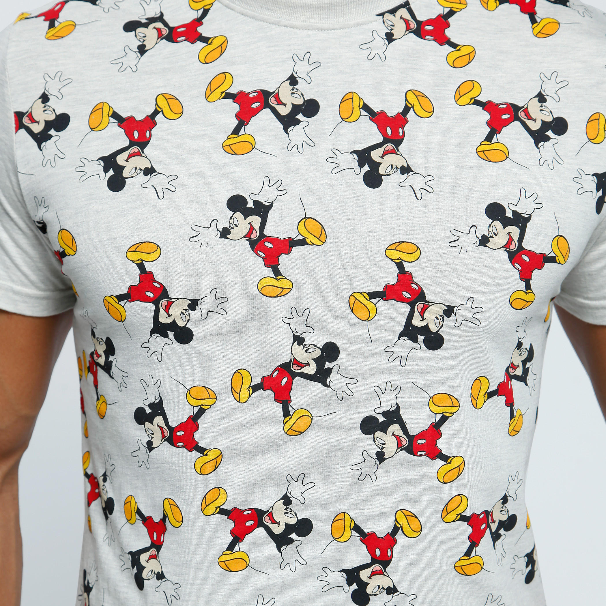 Printed T-Shirt with Crew Neck and Short Sleeves-men-clothing-tshirtsandpolos-tshirts-image-4