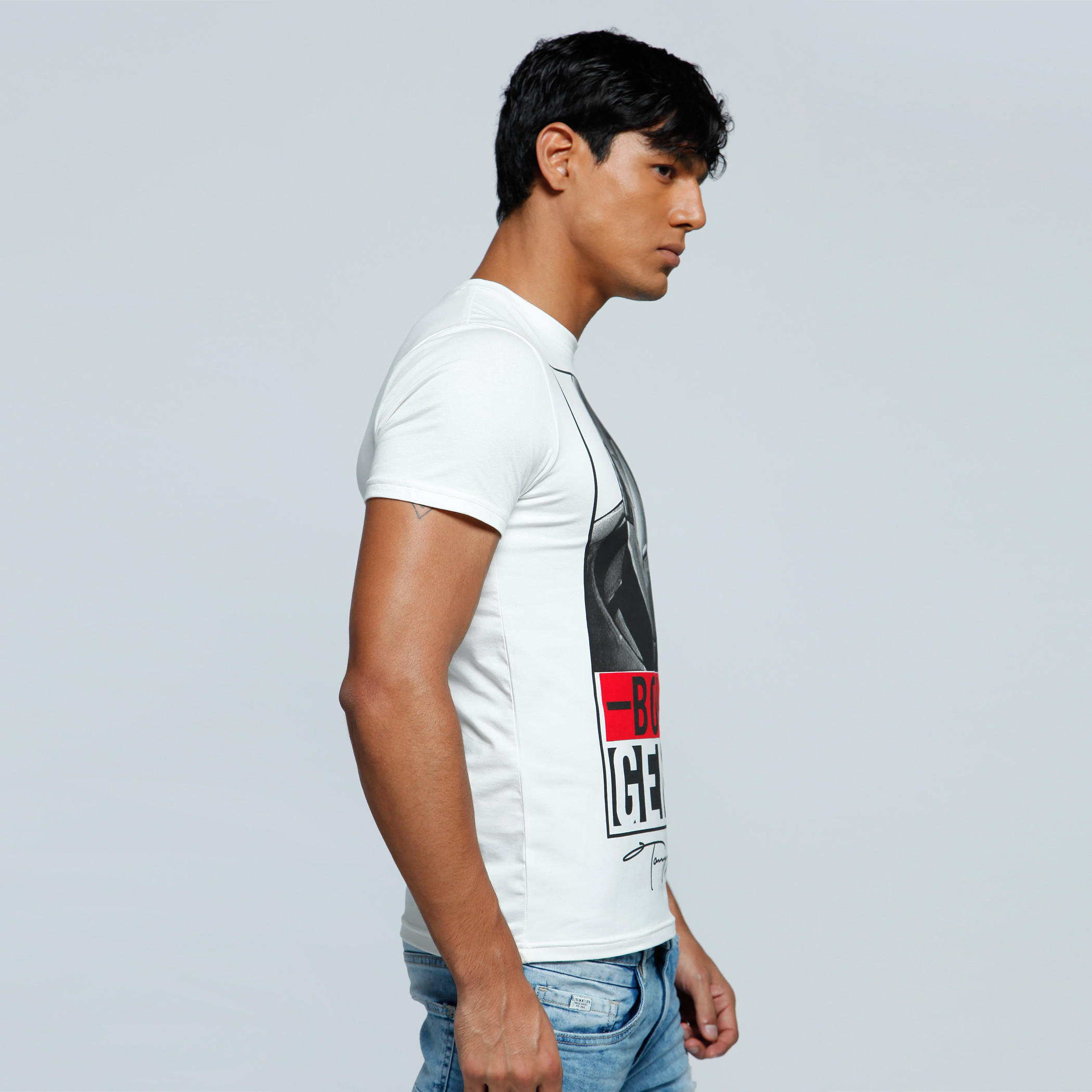 Printed T-Shirt with Crew Neck and Short Sleeves-men-clothing-tshirtsandpolos-tshirts-image-3