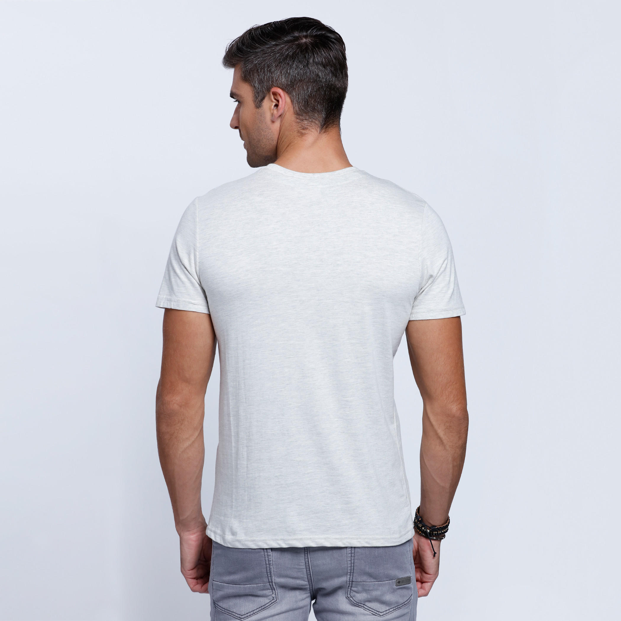 Printed Short Sleeves T-Shirt with Round Neckline-men-clothing-tshirtsandpolos-tshirts-image-2