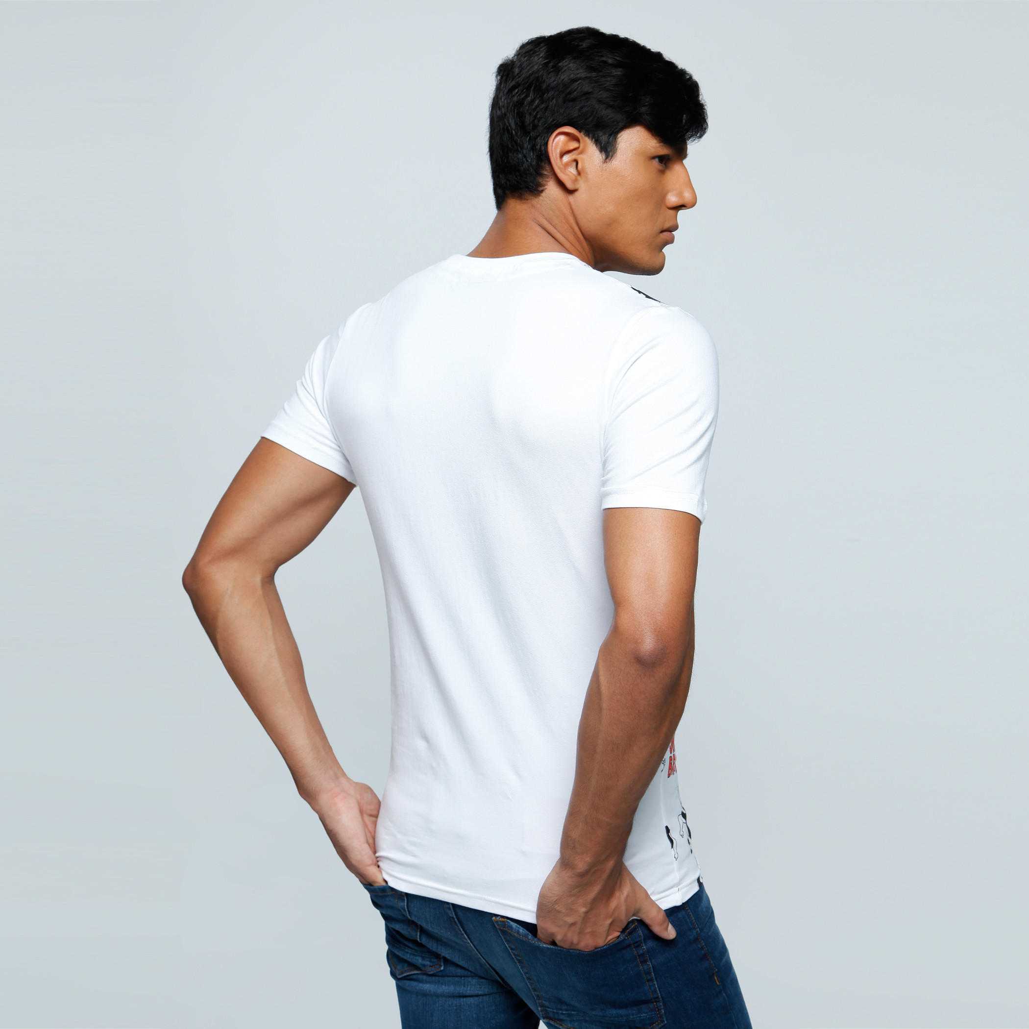 Printed T-Shirt with Crew Neck and Short Sleeves-men-clothing-tshirtsandpolos-tshirts-image-2