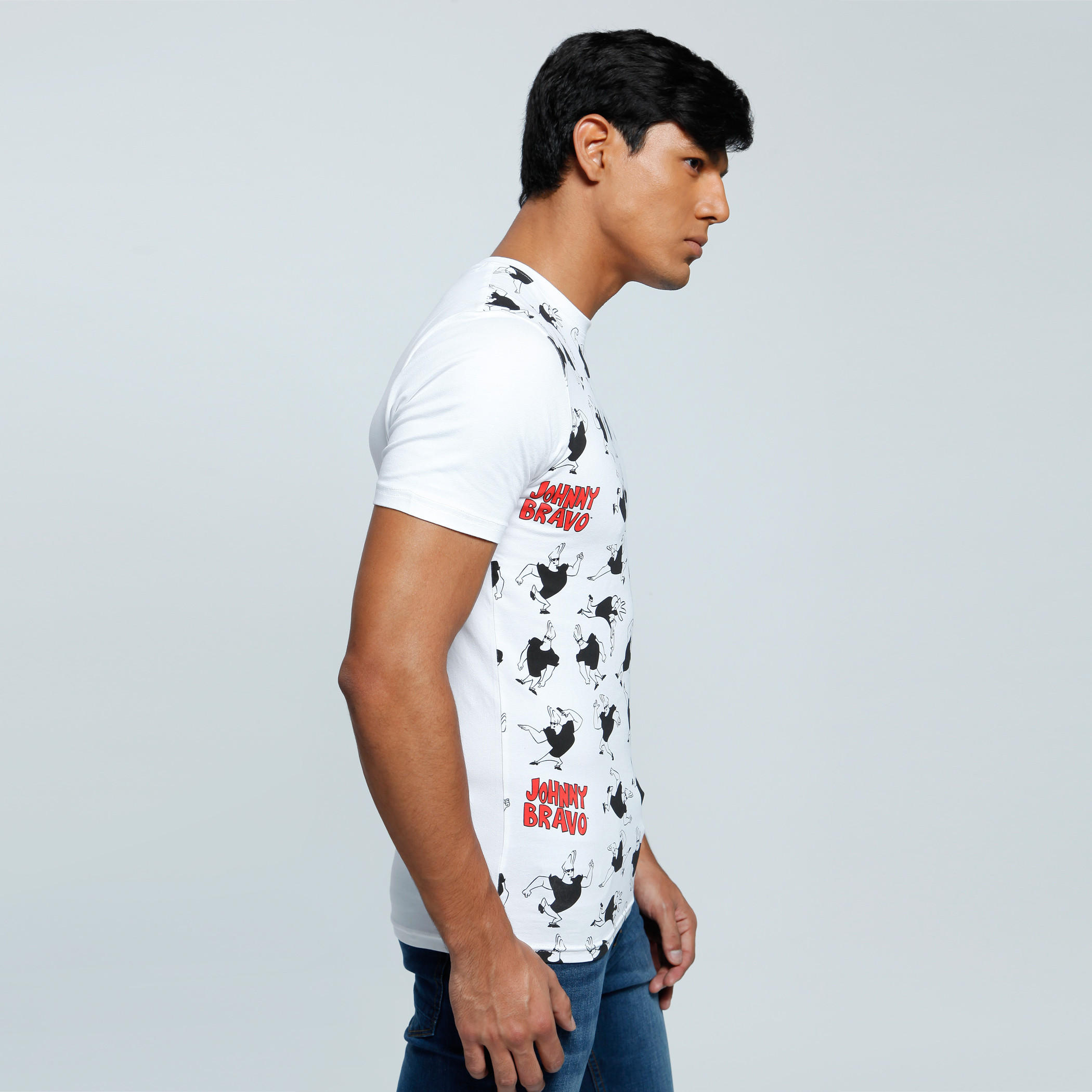 Printed T-Shirt with Crew Neck and Short Sleeves-men-clothing-tshirtsandpolos-tshirts-image-3