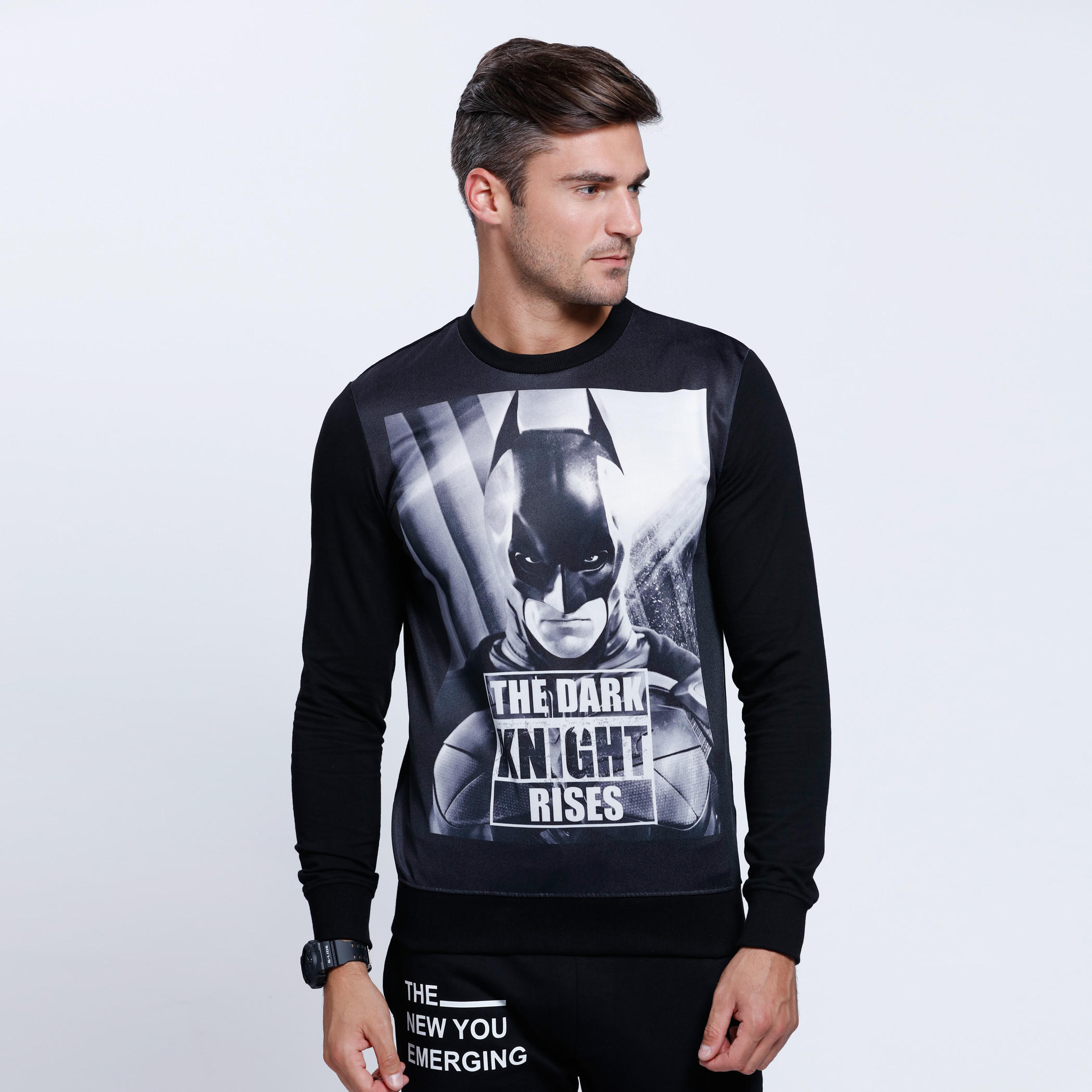 Printed Long Sleeves Sweatshirt with Round Neck-men-winterwear-hoodiesandsweatshirts-image-1