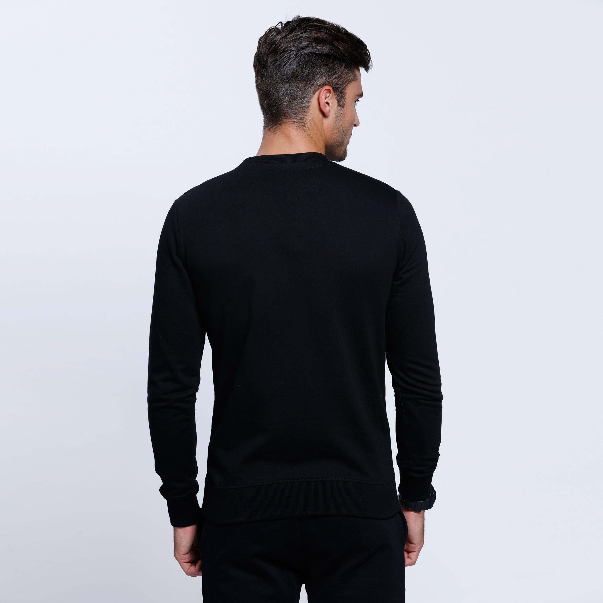 Printed Long Sleeves Sweatshirt with Round Neck-men-winterwear-hoodiesandsweatshirts-image-2