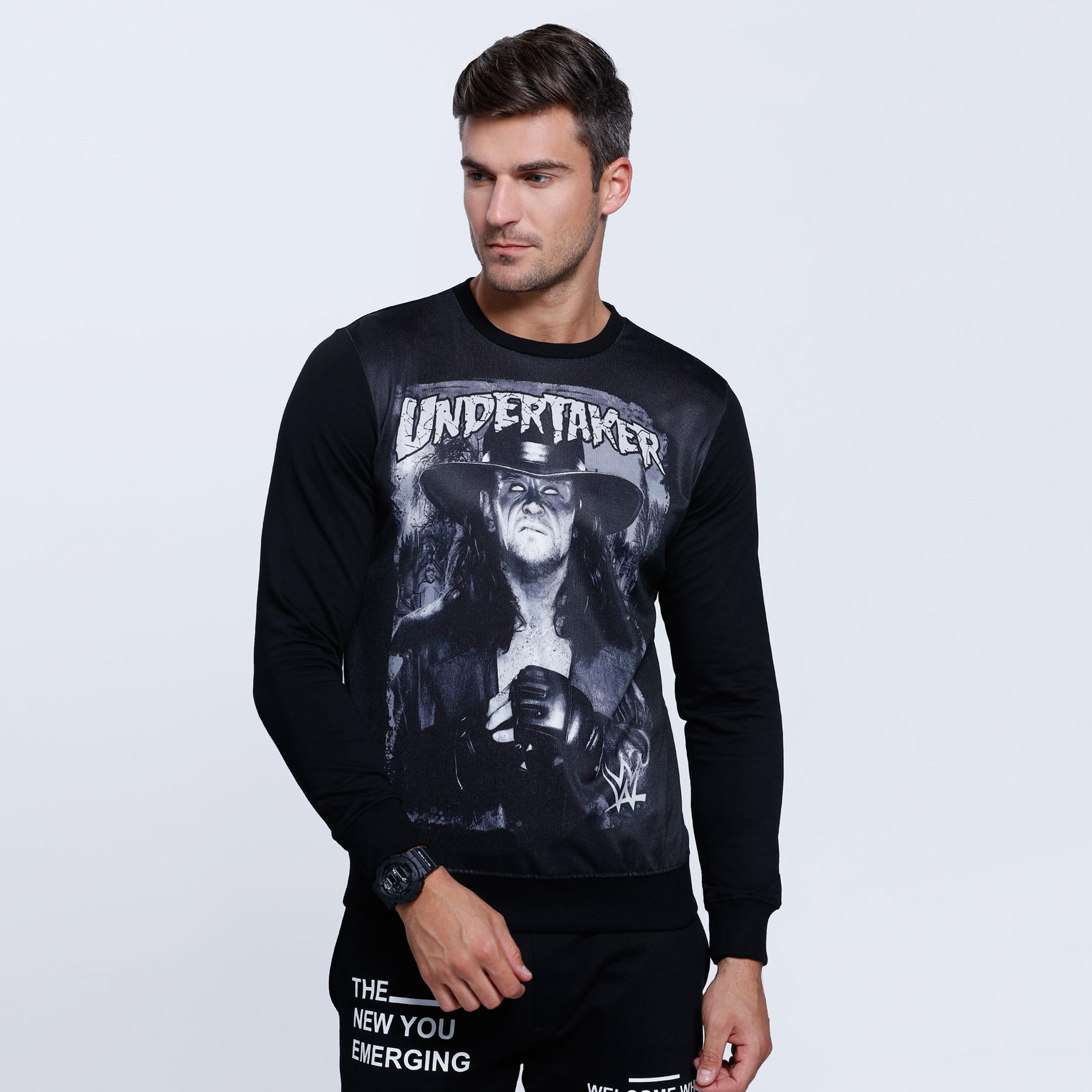 Printed Long Sleeves Sweatshirt with Round Neck-men-winterwear-hoodiesandsweatshirts-image-1