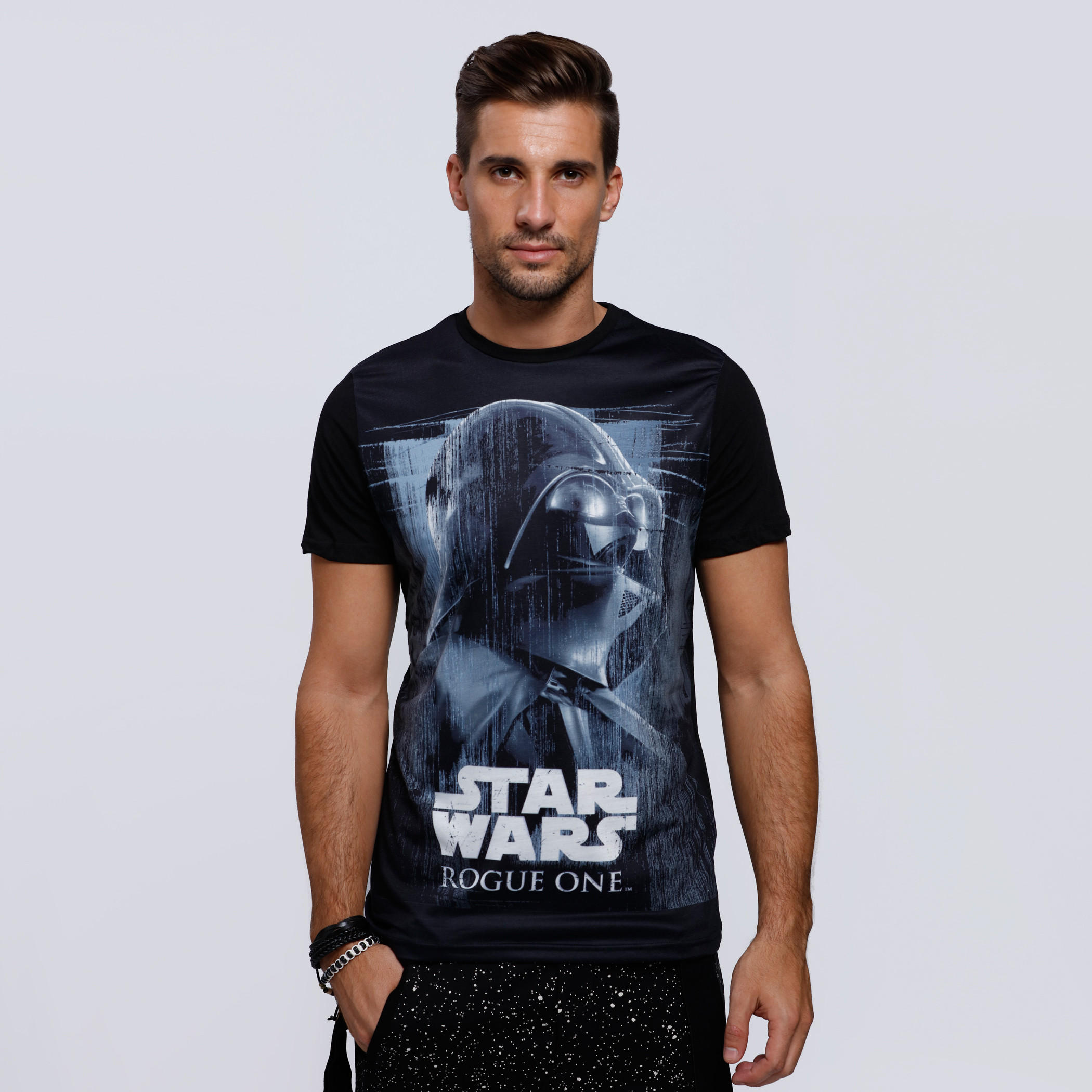 Star Wars Printed Round Neck T-Shirt with Short Sleeves-men-clothing-tshirtsandpolos-tshirts-image-1