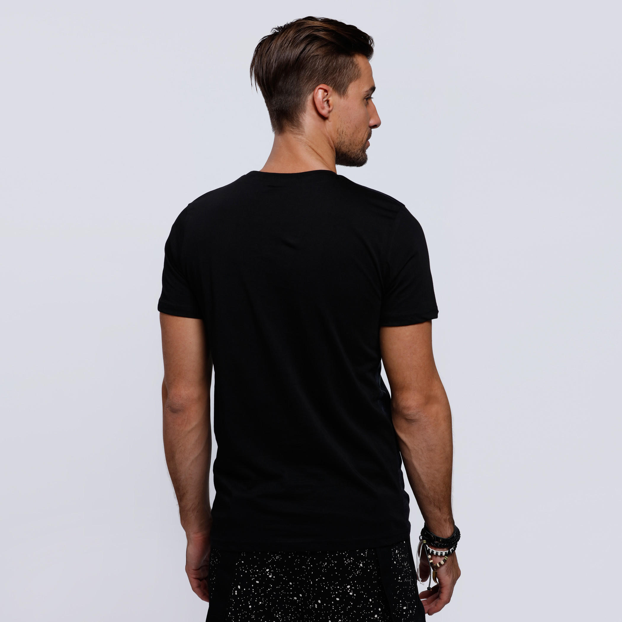 Star Wars Printed Round Neck T-Shirt with Short Sleeves-men-clothing-tshirtsandpolos-tshirts-image-2