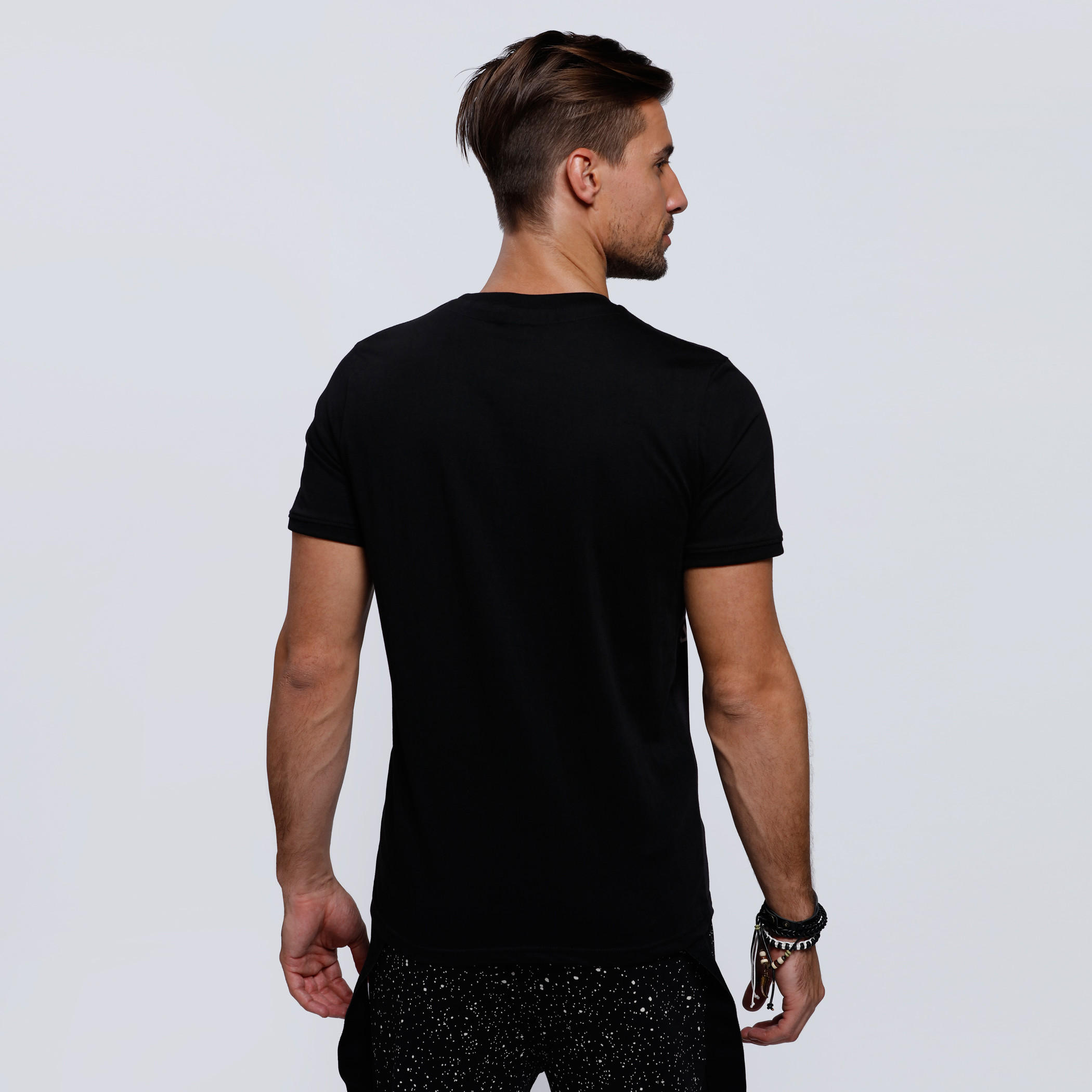 Star Wars Printed Round Neck T-Shirt with Short Sleeves-men-clothing-tshirtsandpolos-tshirts-image-2