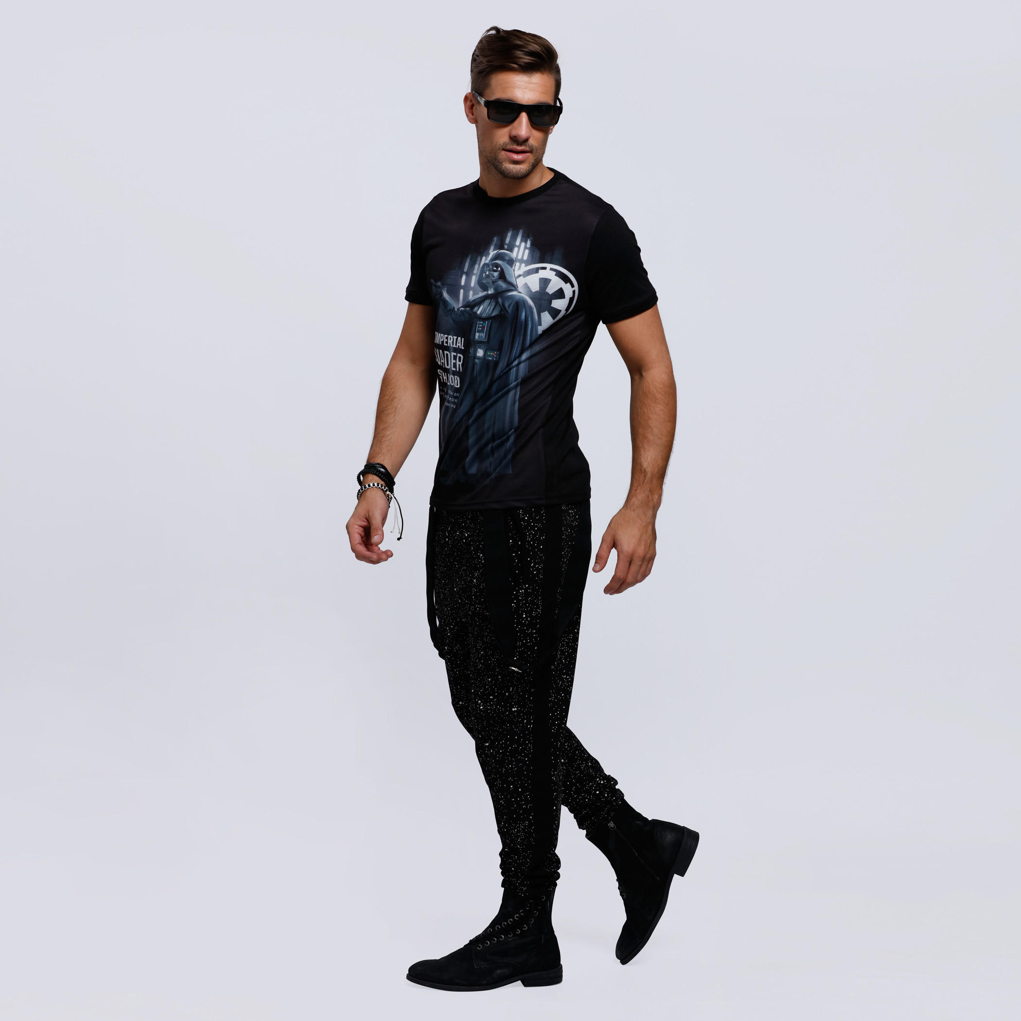 Star Wars Printed Round Neck T-Shirt with Short Sleeves-men-clothing-tshirtsandpolos-tshirts-image-5