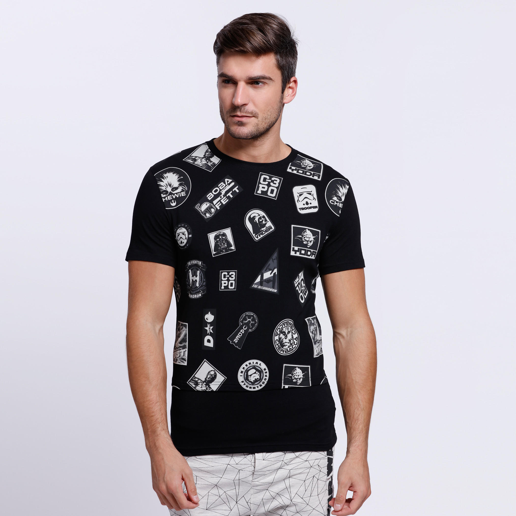 Star Wars Printed Short Sleeves T-Shirt-men-clothing-tshirtsandpolos-tshirts-image-1