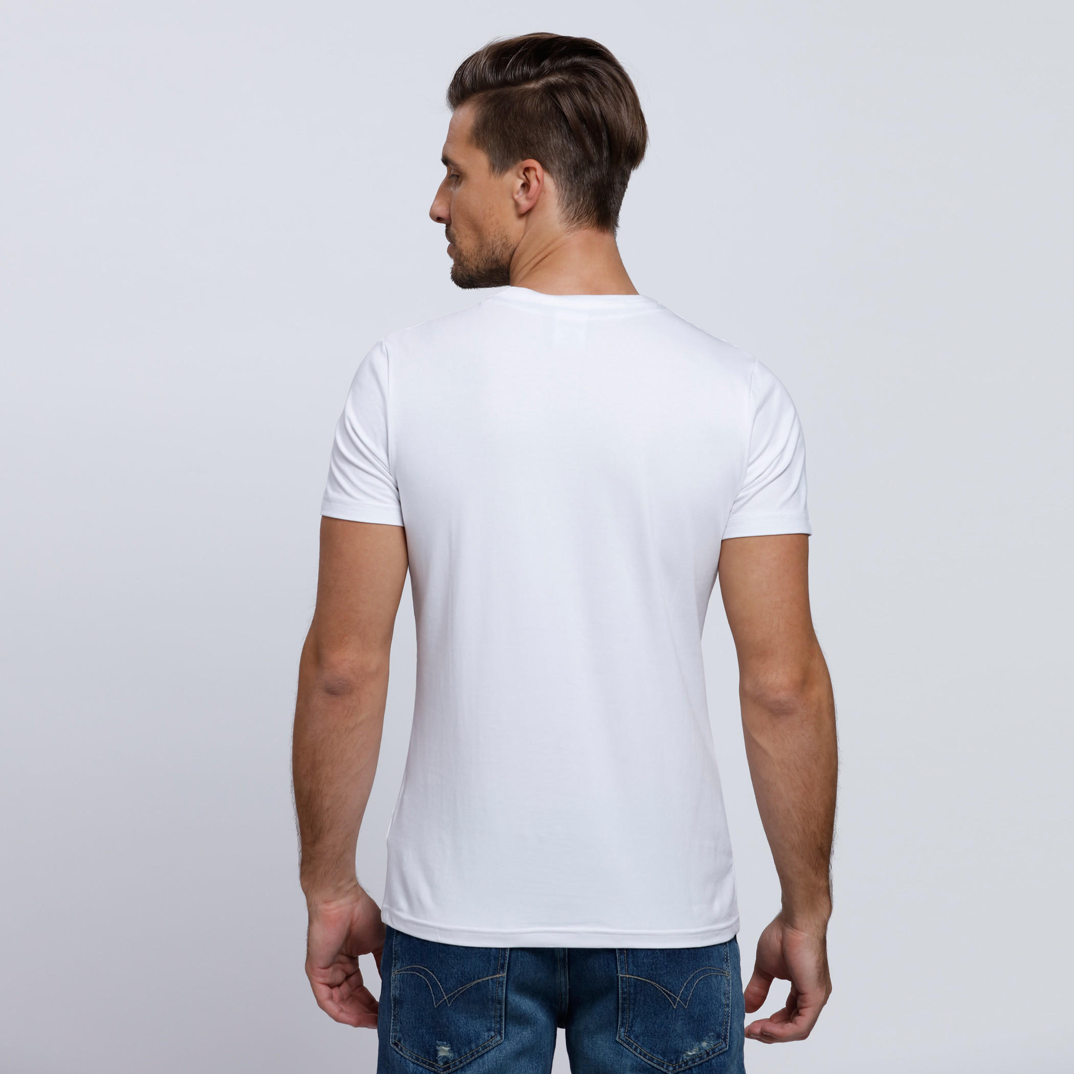 Smurfs Printed Short Sleeves T-Shirt with Crew Neck-men-clothing-tshirtsandpolos-tshirts-image-2