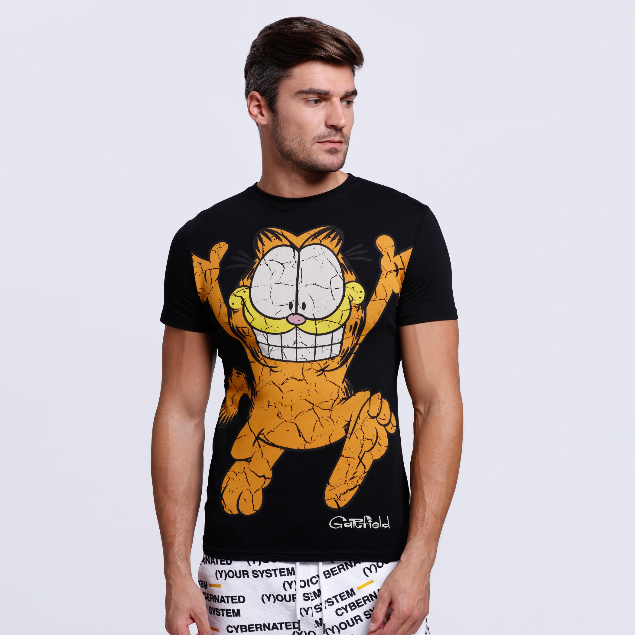 Garfield Printed Short Sleeves T-Shirt-men-clothing-tshirtsandpolos-tshirts-image-1