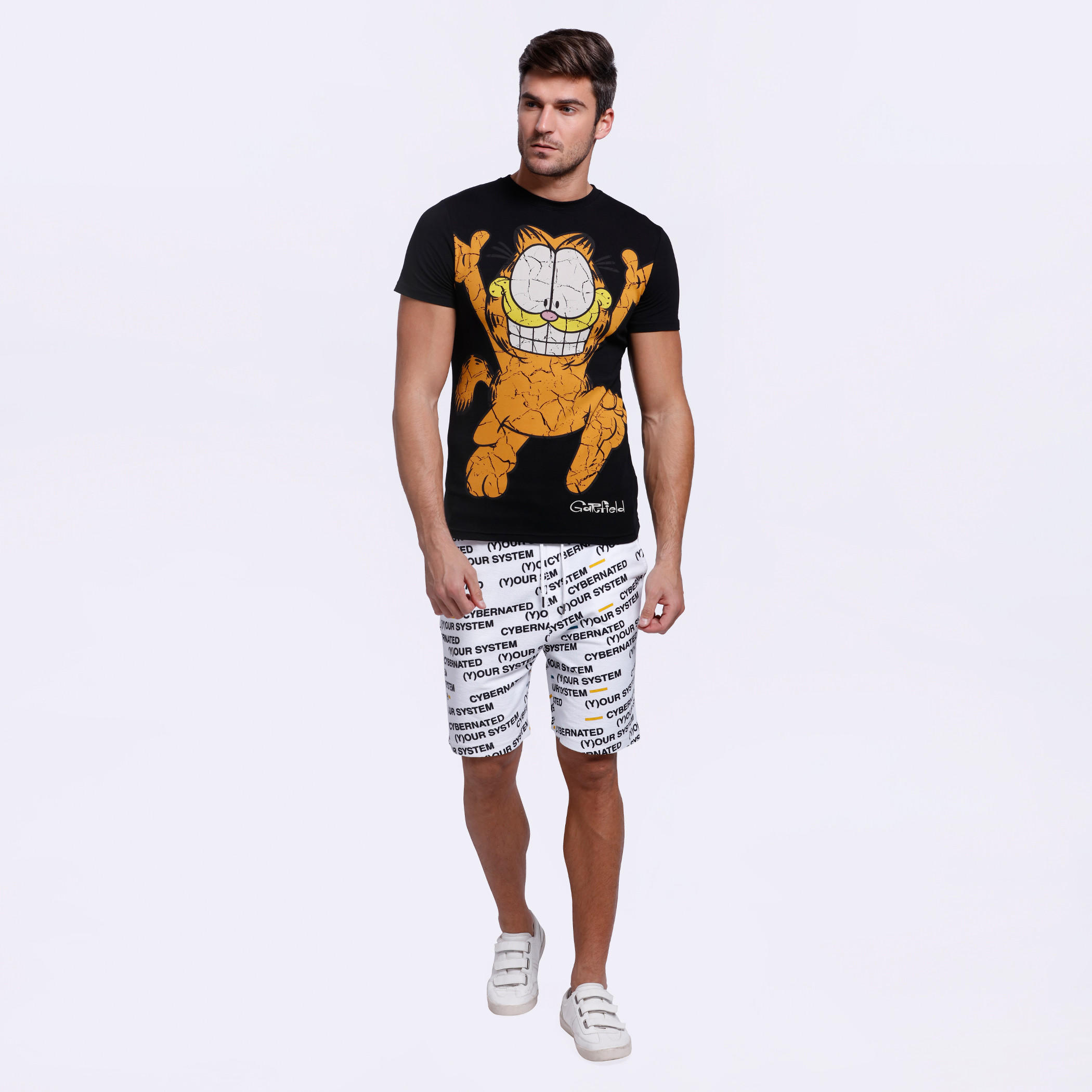 Garfield Printed Short Sleeves T-Shirt-men-clothing-tshirtsandpolos-tshirts-image-5