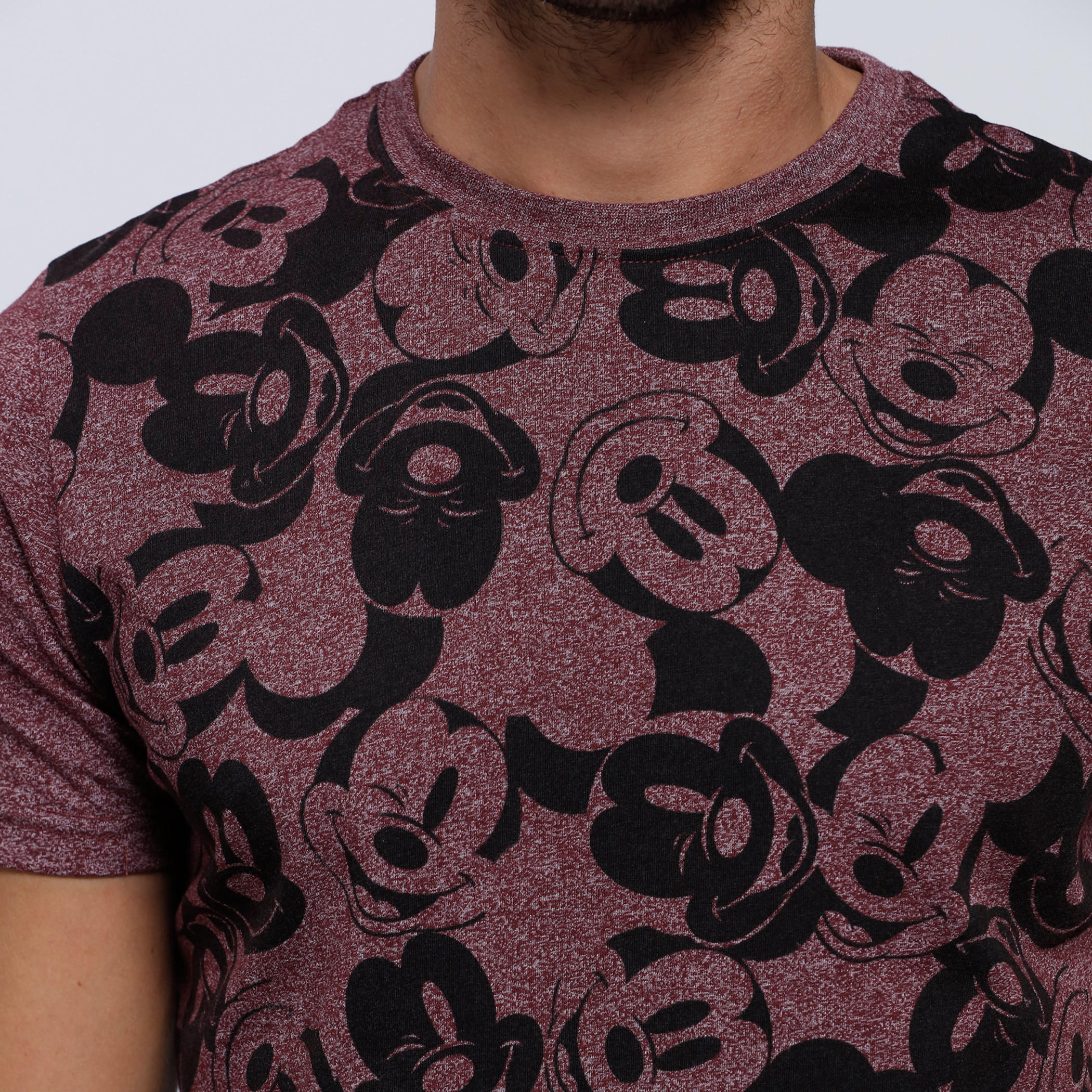 Mickey Mouse Printed Short Sleeves T-Shirt with Crew Neck-men-clothing-tshirtsandpolos-tshirts-image-2