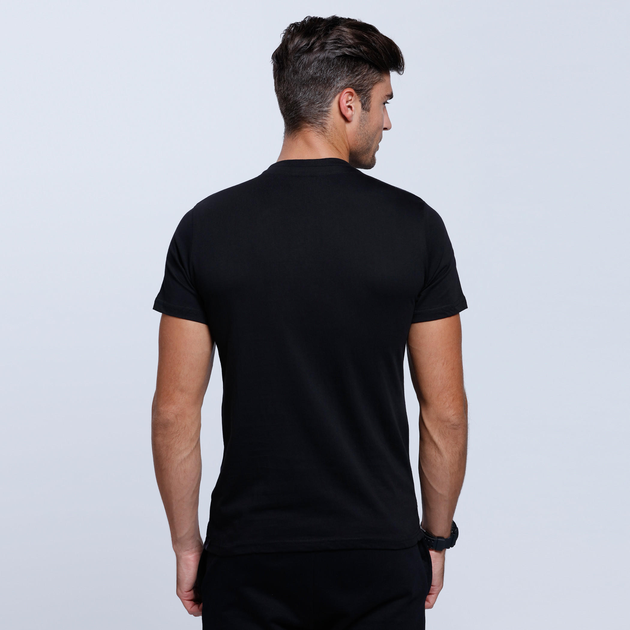 Printed T-Shirt with Round Neck and Short Sleeves-men-clothing-tshirtsandpolos-tshirts-image-2