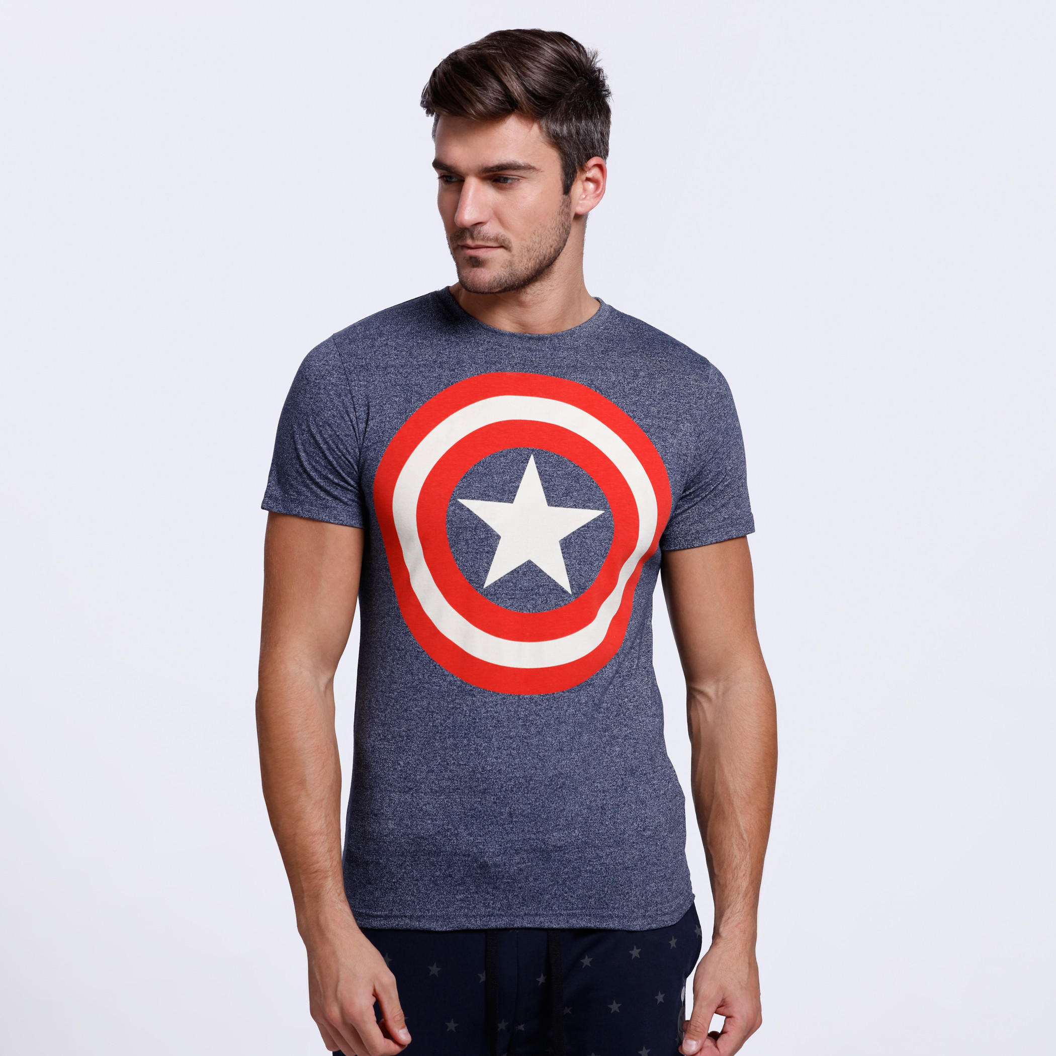 Captain America Printed Short Sleeves T-Shirt-men-clothing-tshirtsandpolos-tshirts-image-1