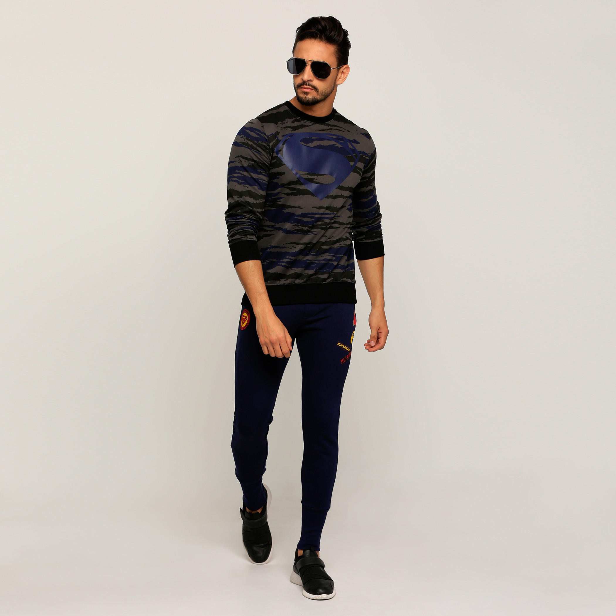 Superman Printed Round Neck Sweatshirt-men-winterwear-hoodiesandsweatshirts-image-5