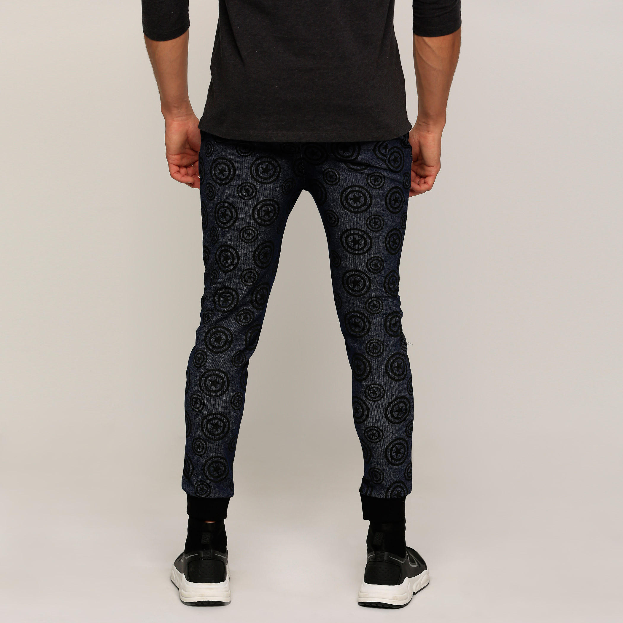 Captain America Printed Full Length Jog Pants-men-clothing-bottoms-joggers-image-2