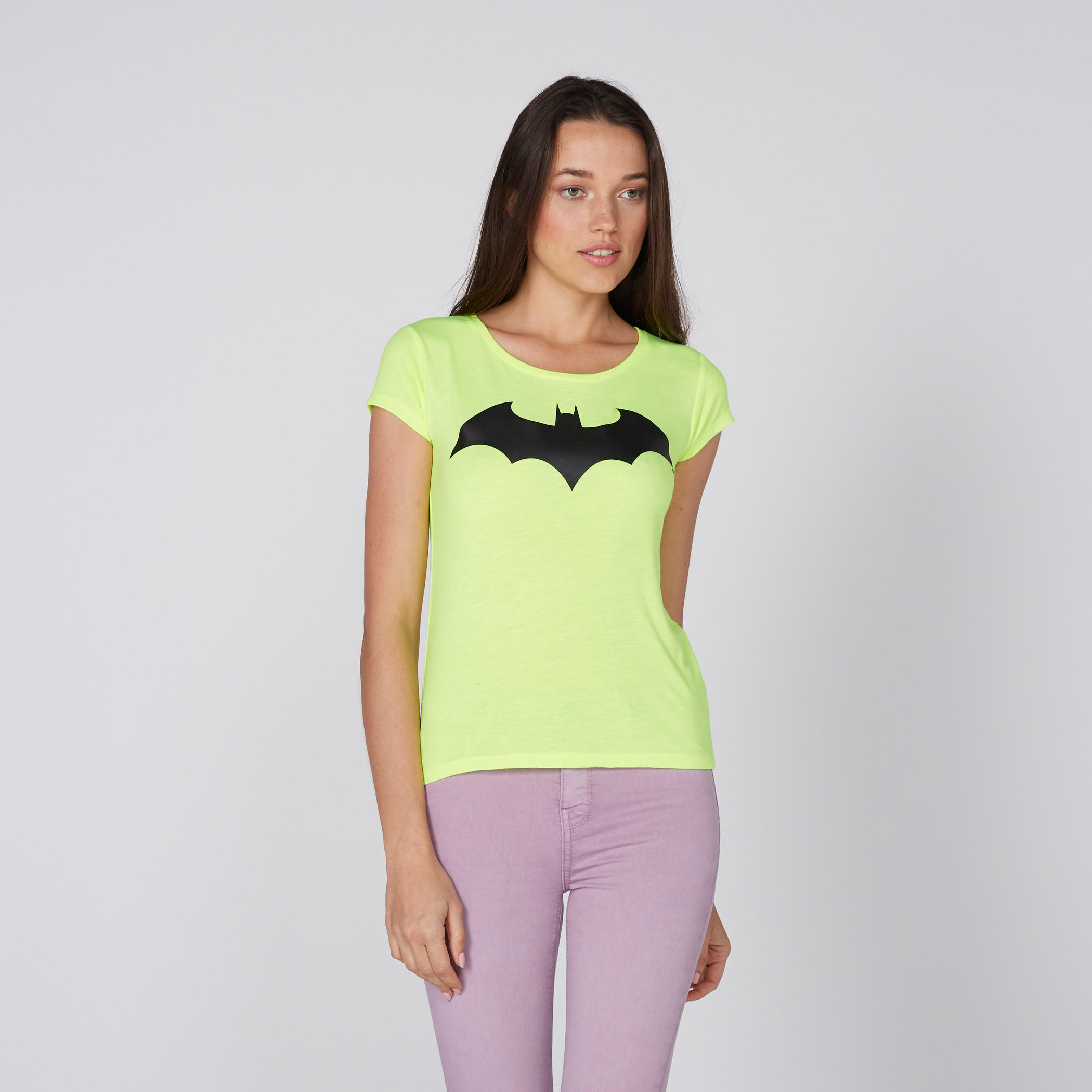 تيشيرت بأكمام قصيرة وطبعات باتمان-women-clothing-tshirts-image-1