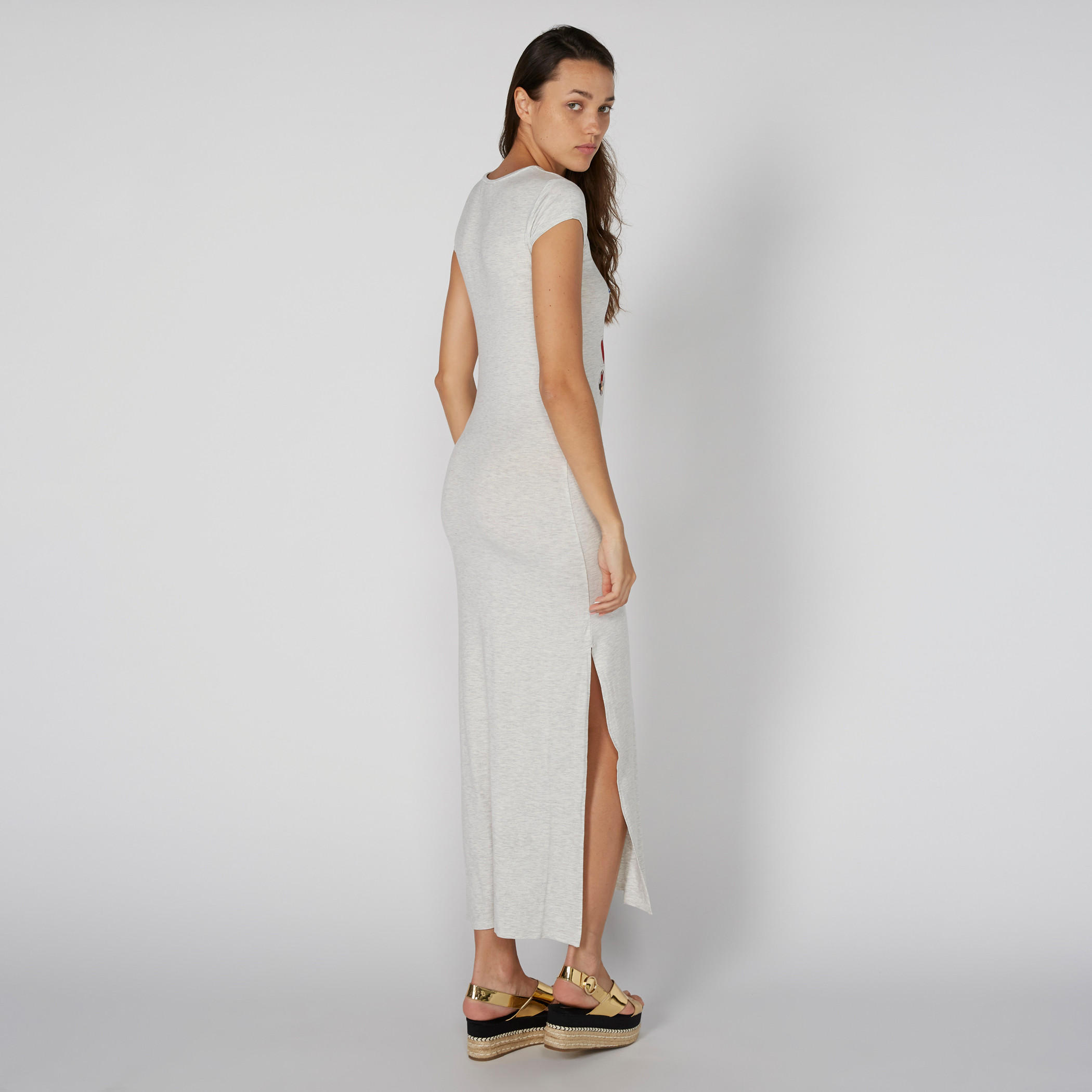 فستان طويل بياقة مستديرة وطبعات ميكي ماوس والأصدقاء-women-clothing-dresses-image-3