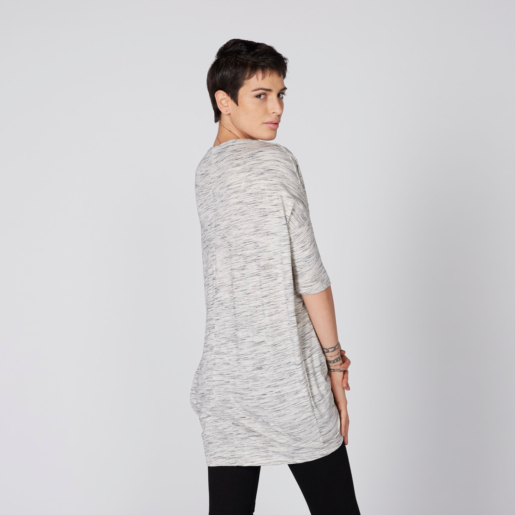 تونيك بياقة مستديرة وأكمام قصيرة وتزيينات ميني ماوس-women-clothing-shirtsandblouses-blouses-image-3