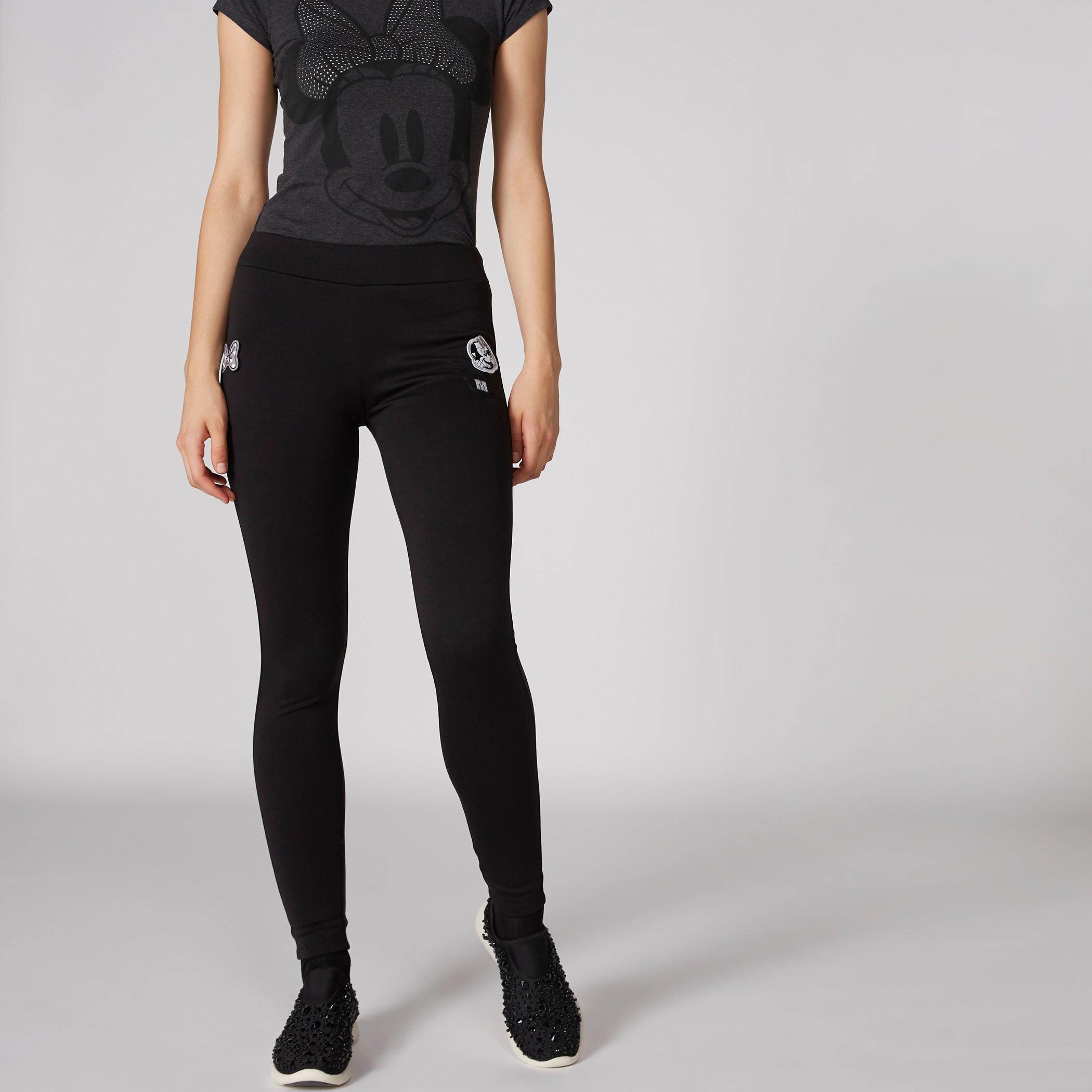 ليقنز بطبعات ميني ماوس بخصر مطاطي-women-clothing-bottoms-leggings-image-3