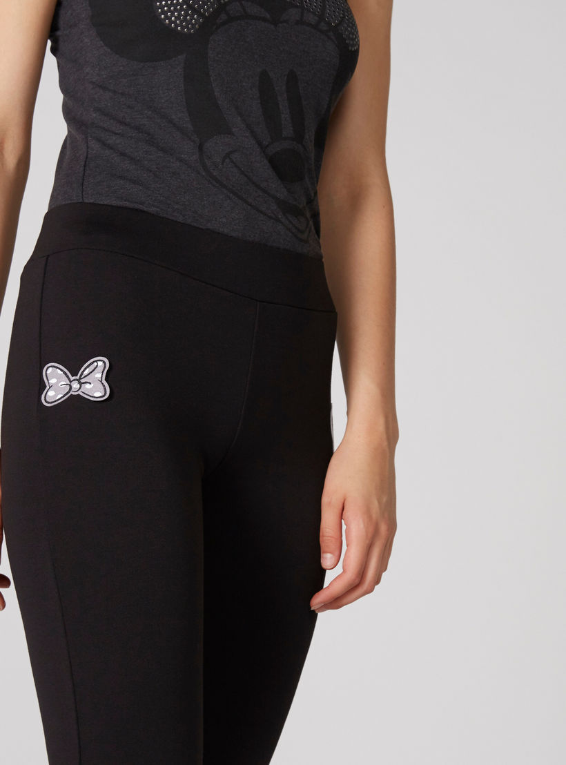 ليقنز بطبعات ميني ماوس بخصر مطاطي-women-clothing-bottoms-leggings-image-4