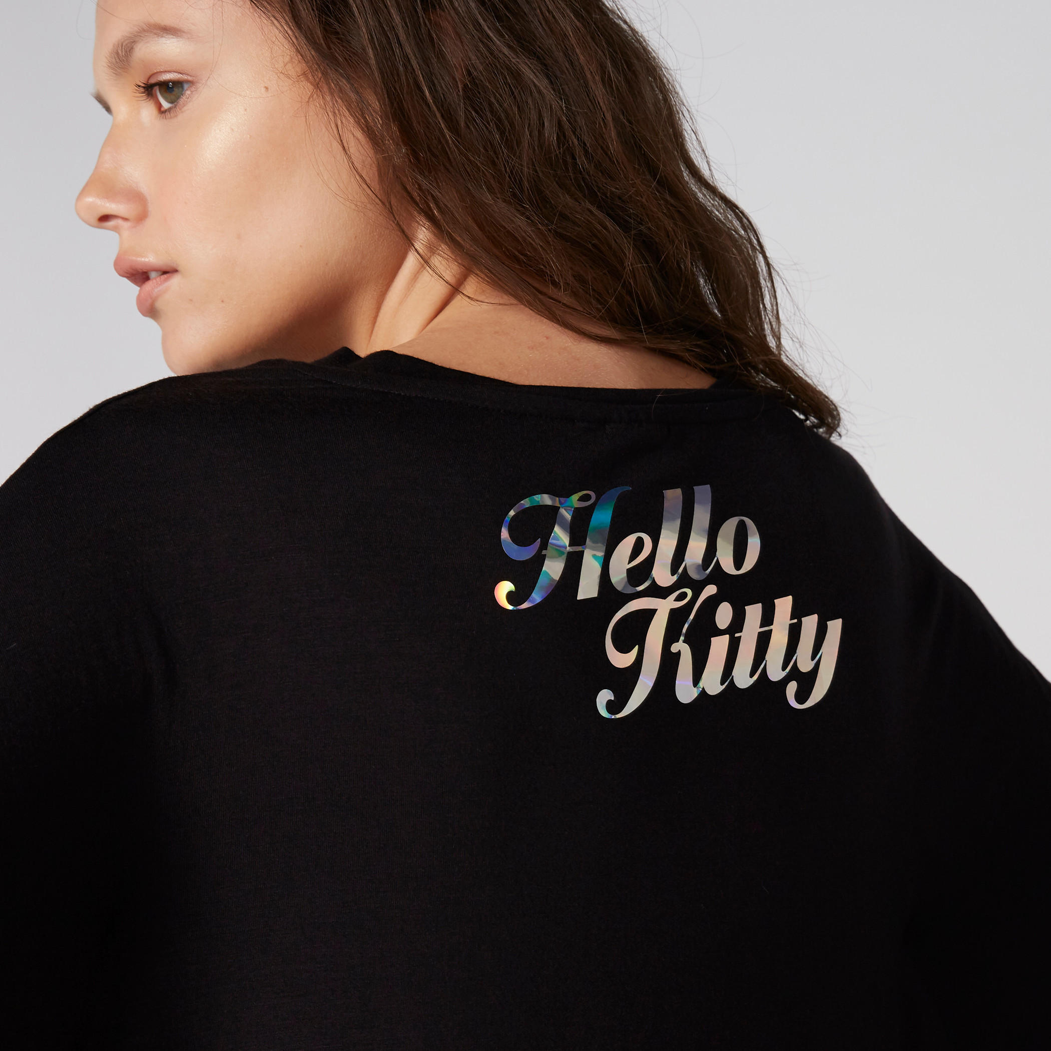 Hello Kitty Printed Kaftan Top with Round Neck-women-clothing-shirtsandblouses-blouses-image-4