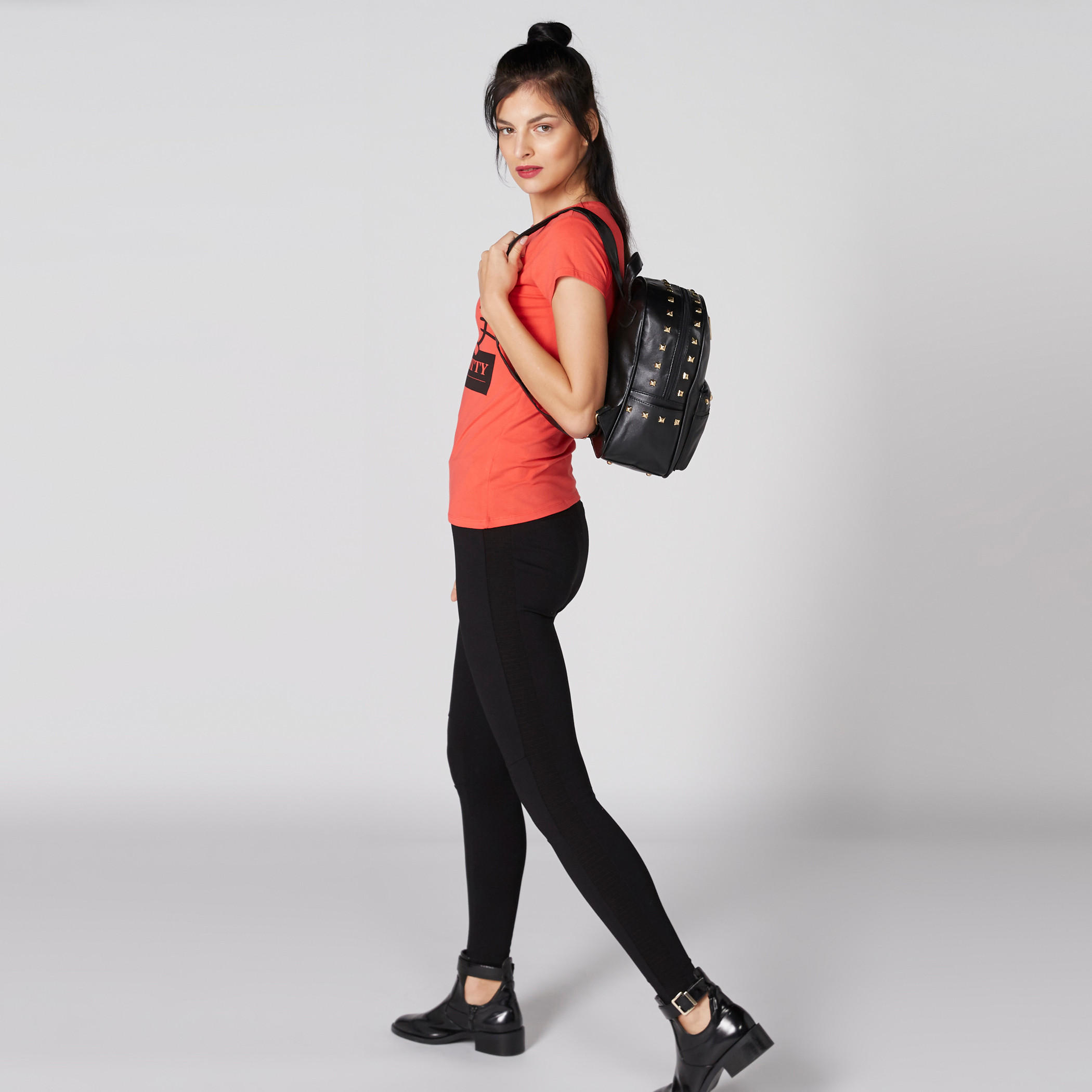 Hello Kitty Printed T-Shirt with Round Neck and Cap Sleeves-women-clothing-tshirts-image-3