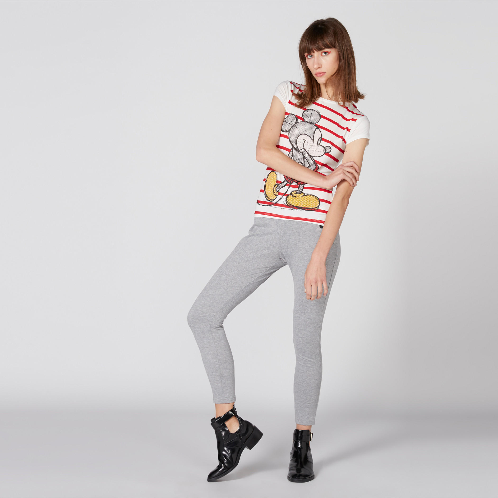 بنطال ليقنز بخصر مطّاطي وطبعات ميكي ماوس-women-clothing-bottoms-leggings-image-3