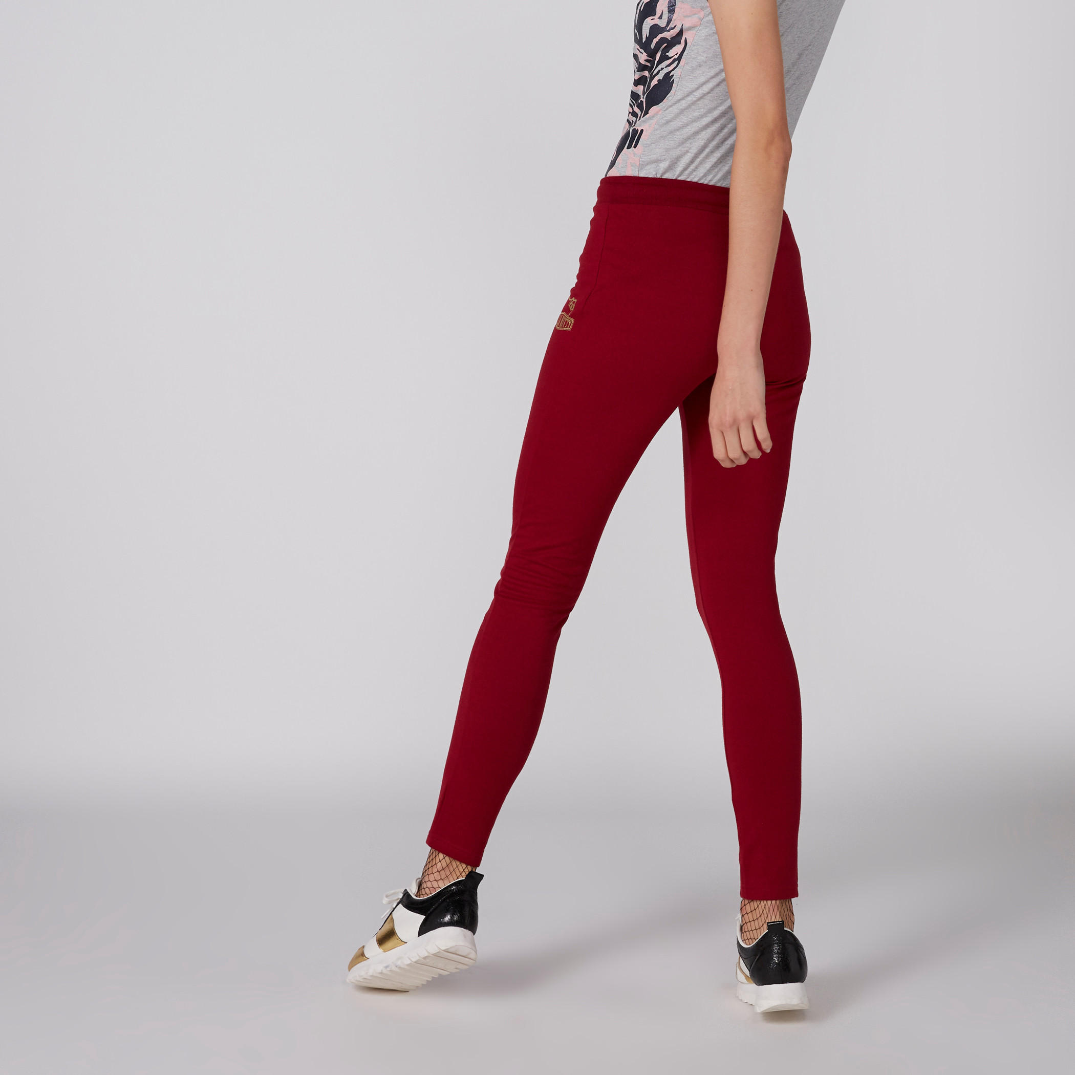 بنطال طويل بخصر مطّاطي وطبعات هالو كيتي-women-clothing-bottoms-joggers-image-2