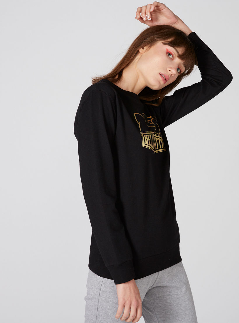 Hello Kitty Printed Sweatshirt with Crew Neck and Long Sleeves-women-winterwear-hoodiesandsweatshirts-sweatshirts-image-3
