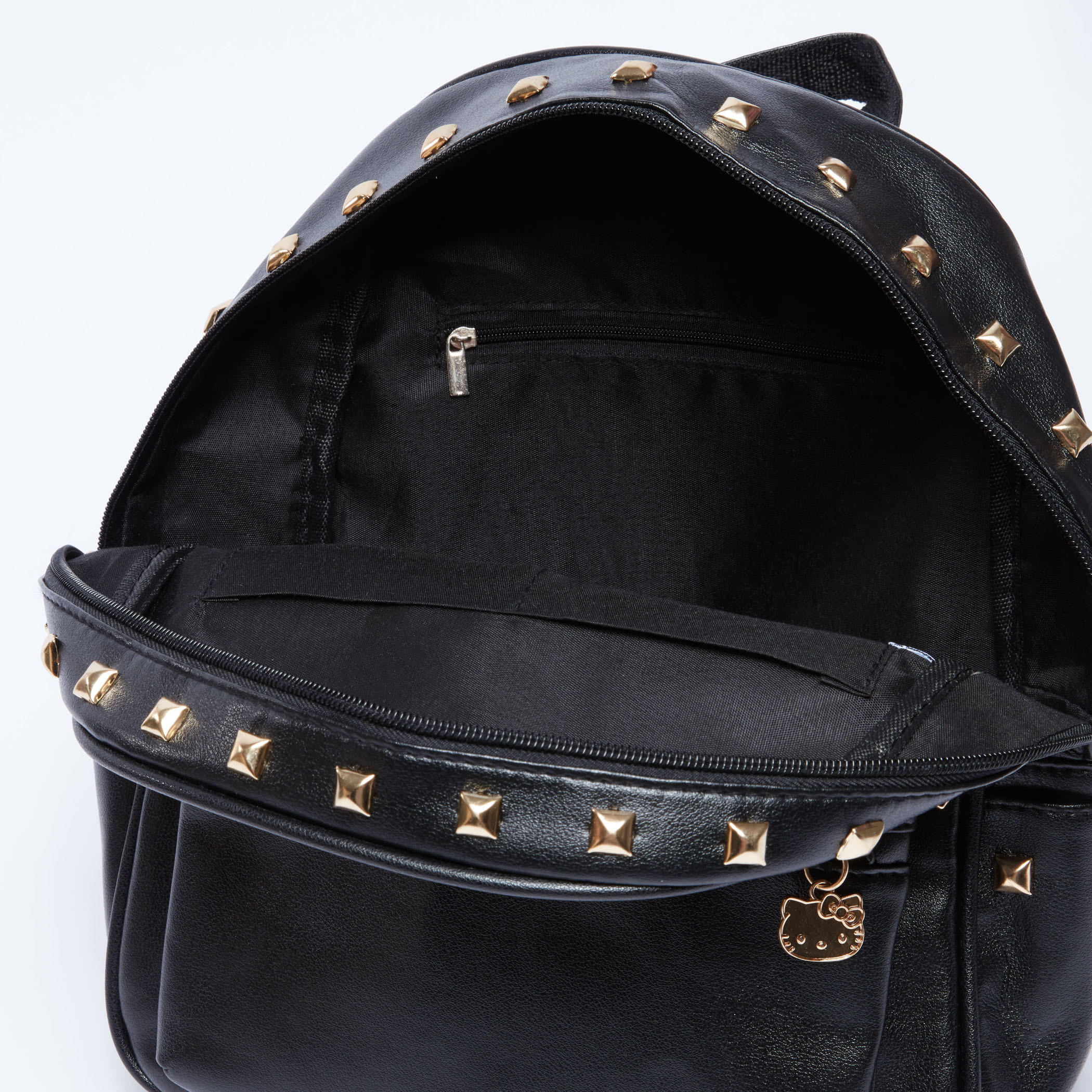 Hello Kitty Studded Backpack with Zip Closure and Adjustable Straps-women-bagsandwallets-handbags-image-5
