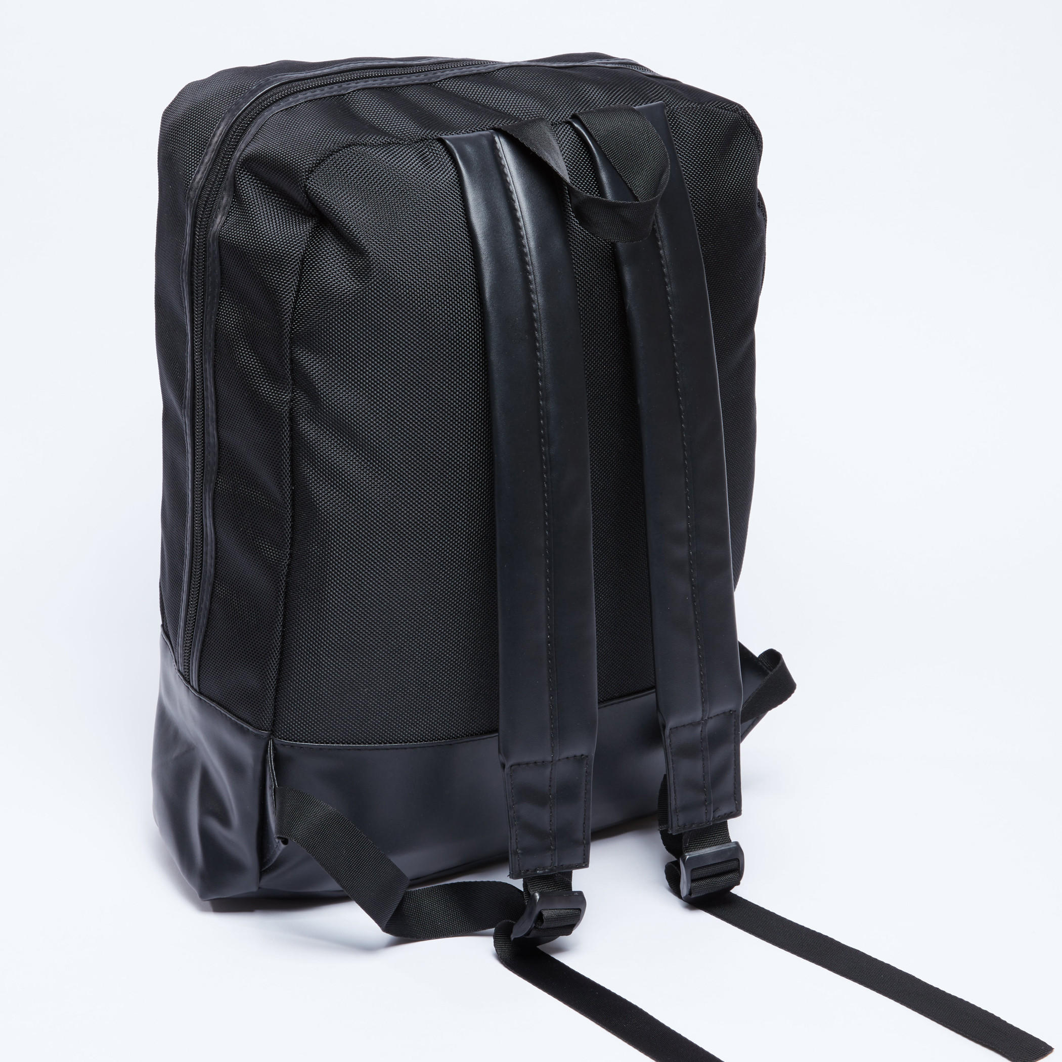 Superman Textured Backpack with Zip Closure and Adjustable Straps-men-bags-image-3