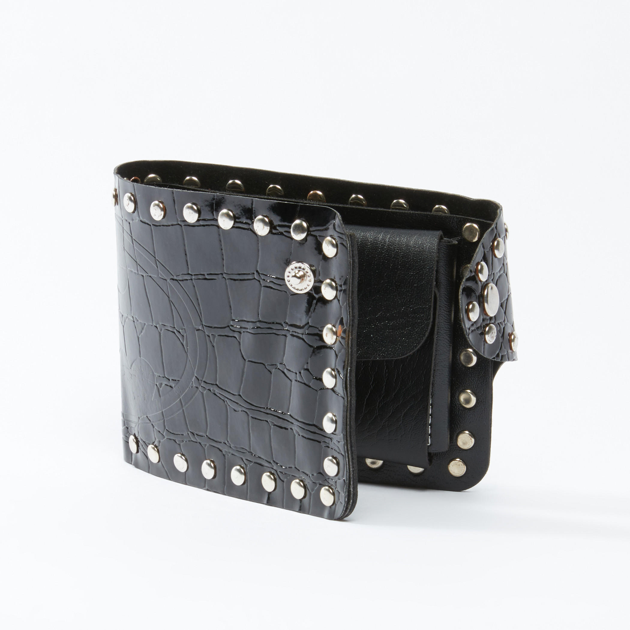 محفظة بارزة الملمس بطية مزدوجة ومكبس إغلاق باتمان-men-beltsandwallets-wallets-image-1