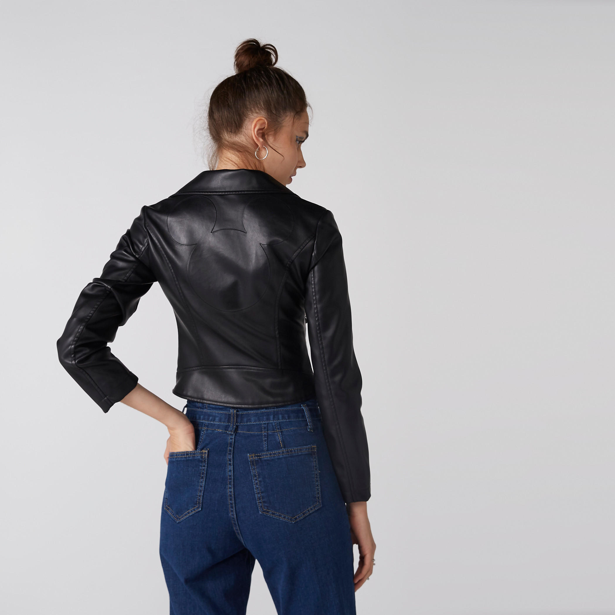 جاكيت بايكر بأكمام طويلة وسحّاب إغلاق وجيوب-women-winterwear-coatsandjackets-jackets-image-4