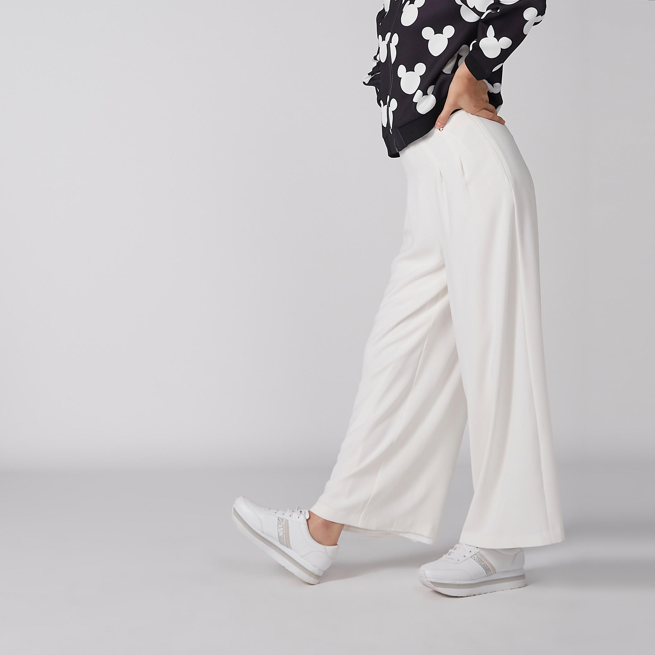 Mickey Mouse Mid-Rise Palazzo Pants-women-clothing-bottoms-trousers-image-3