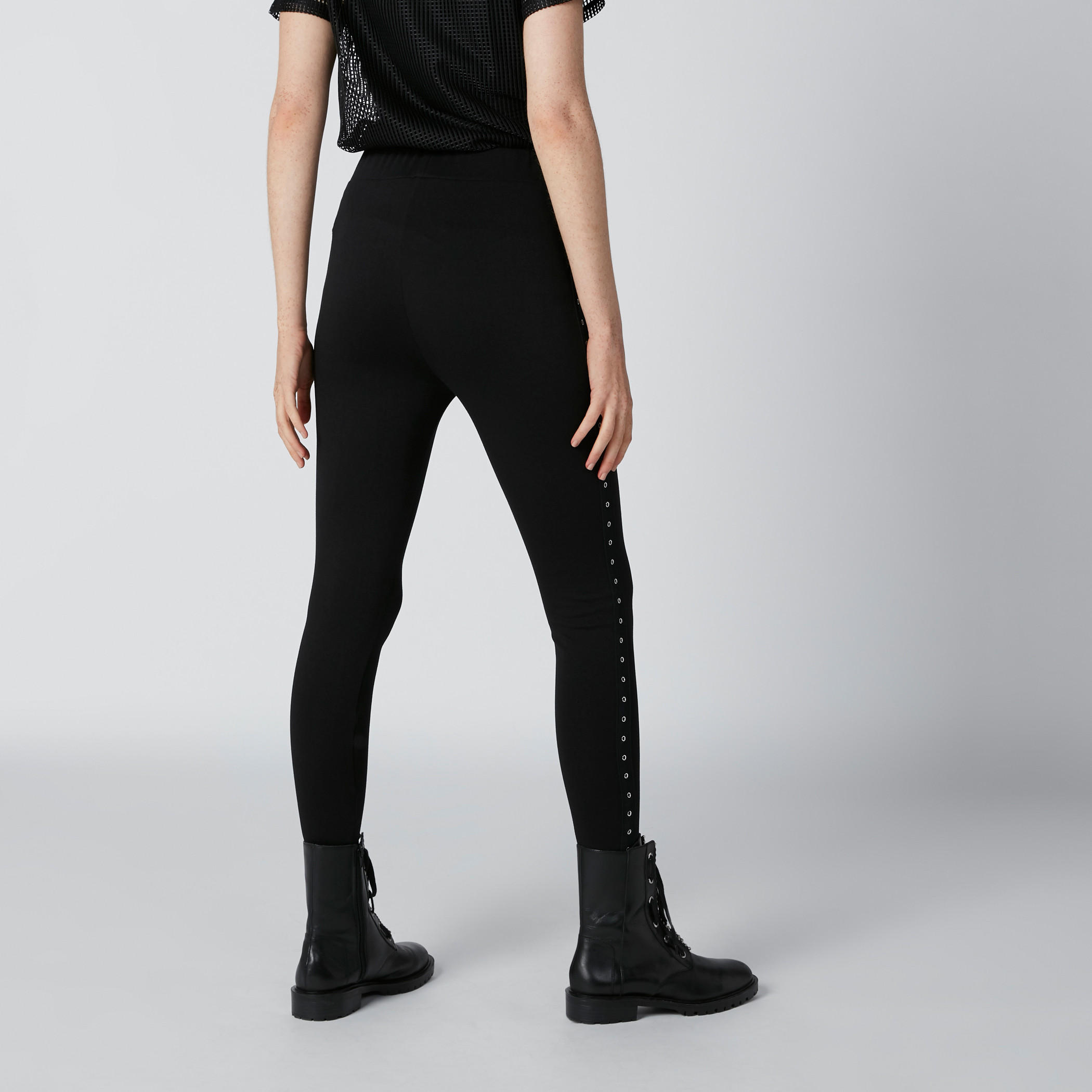 بنطال بتزيينات هاللو كيتي وقصّة سكيني وحلقات-women-clothing-bottoms-trousers-image-2