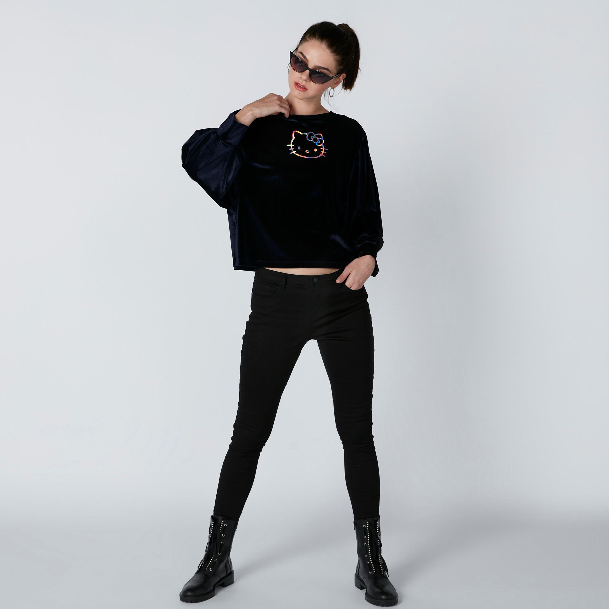 Hello Kitty Printed Sweat Top with Long Sleeves-women-winterwear-hoodiesandsweatshirts-sweatshirts-image-3