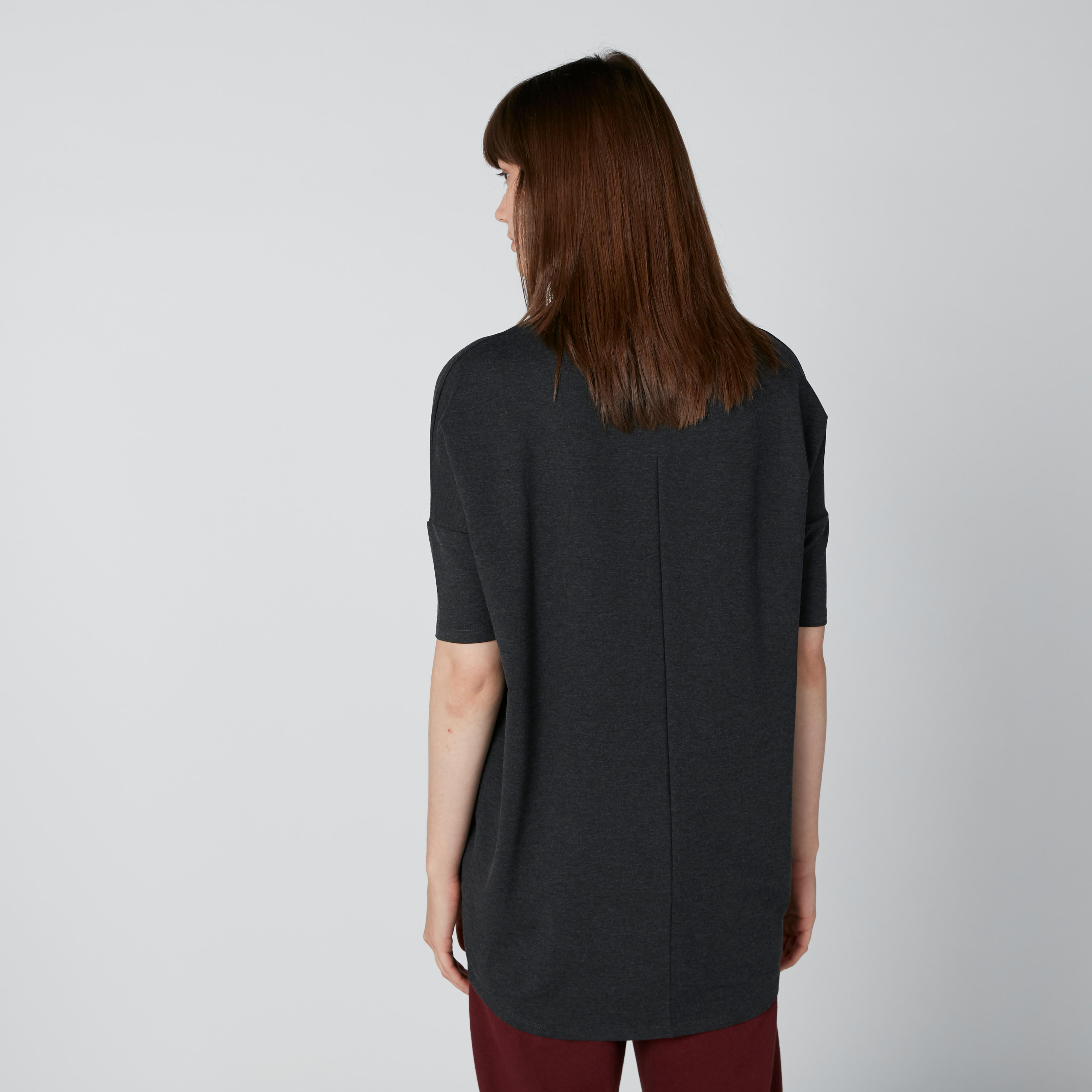 Mickey Mouse Printed Oversized T-Shirt with Drop Shoulder Sleeves-women-clothing-tshirts-image-2