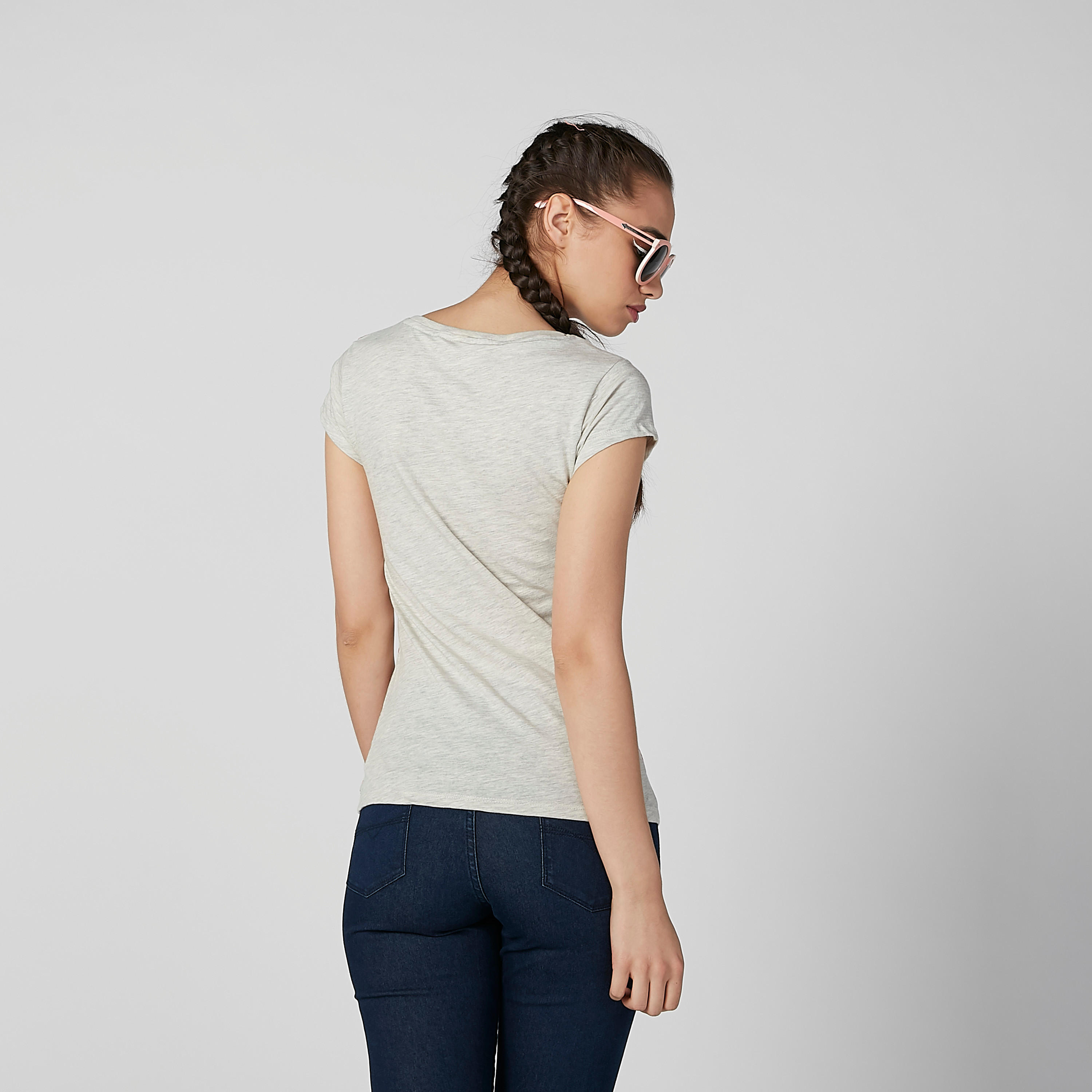 تيشيرت بأكمام كاب وطبعات ذا بينك بانثر-women-clothing-tshirts-image-4