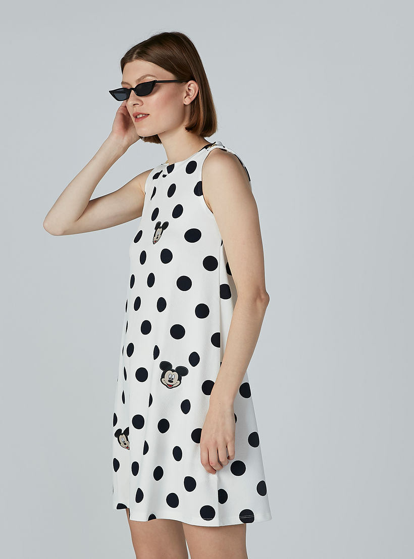 تونيك دون أكمام بقصّة واسعة وياقة مستديرة وطبعات ميكي ماوس-women-clothing-shirtsandblouses-blouses-image-1