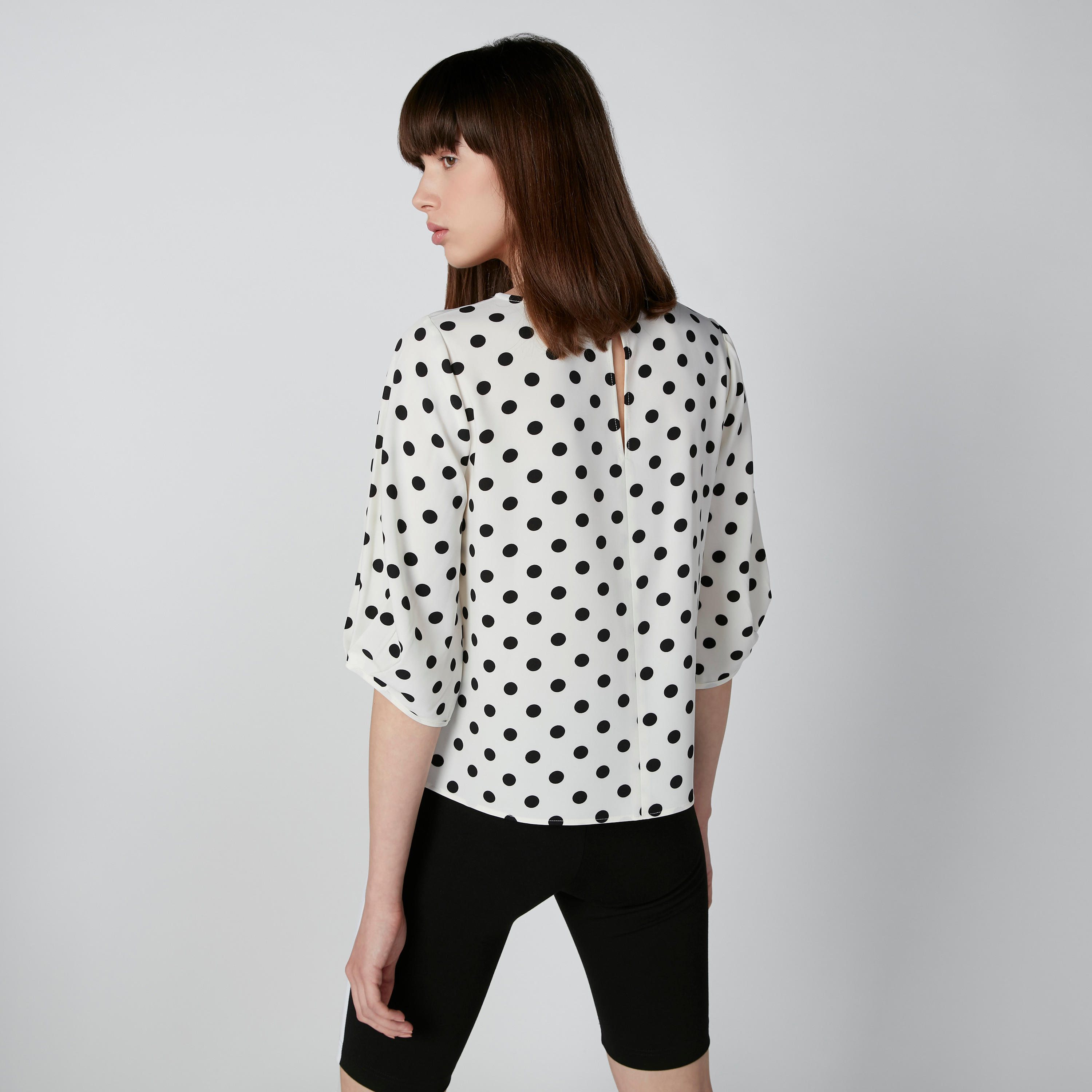 بلوزة بأكمام 3/4 وطبعات ميكي ماوس-women-clothing-tshirts-image-2