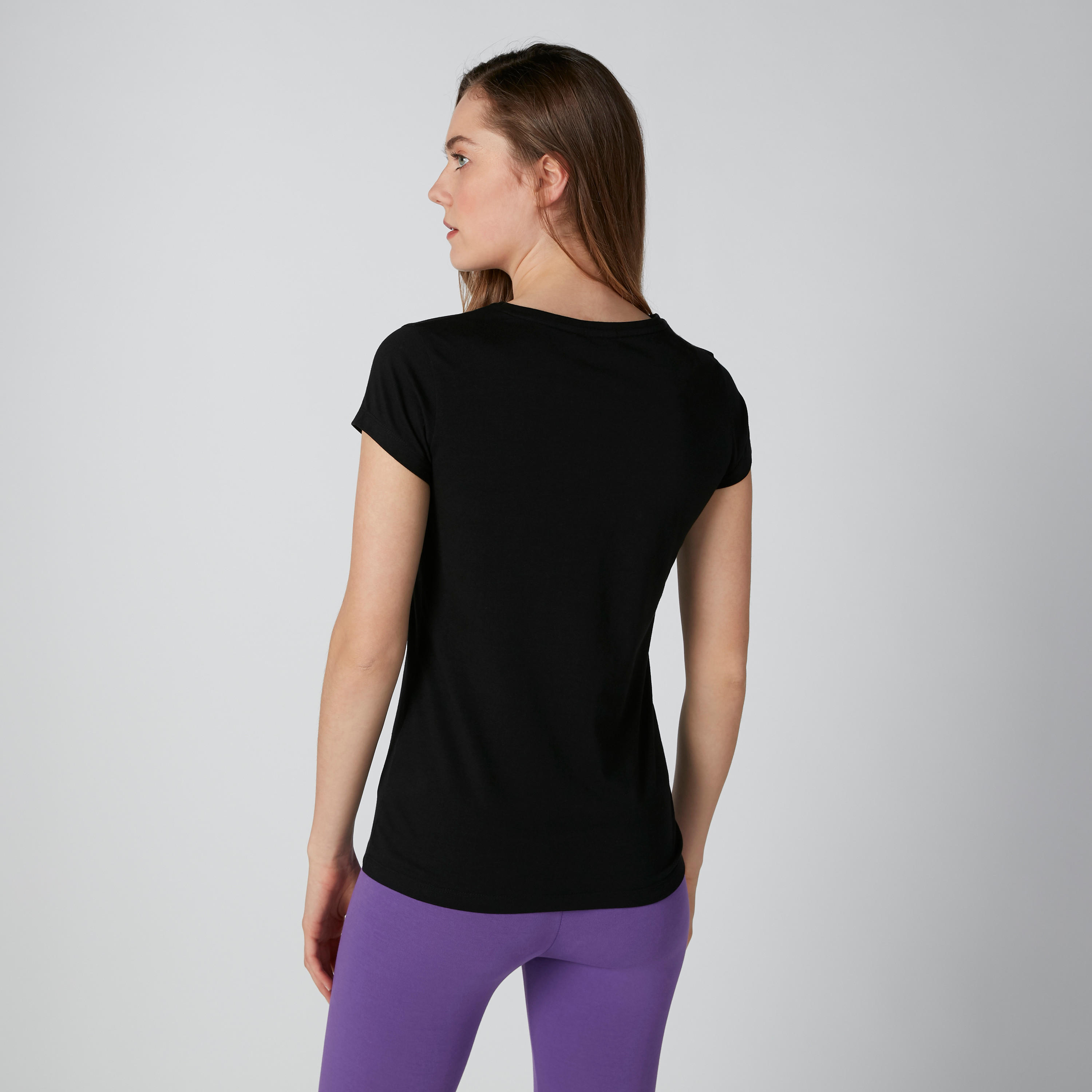 تيشيرت بأكمام كاب وتزيينات باتمان-women-clothing-tshirts-image-2